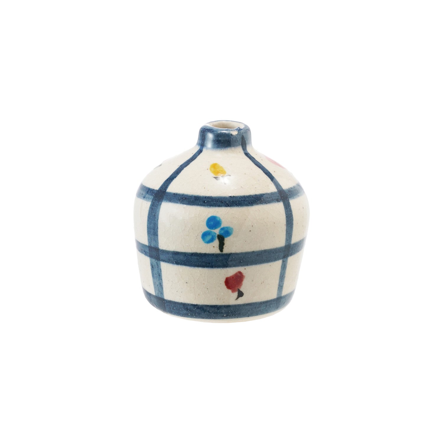 Hand-Painted Terra-cotta Flower Vase