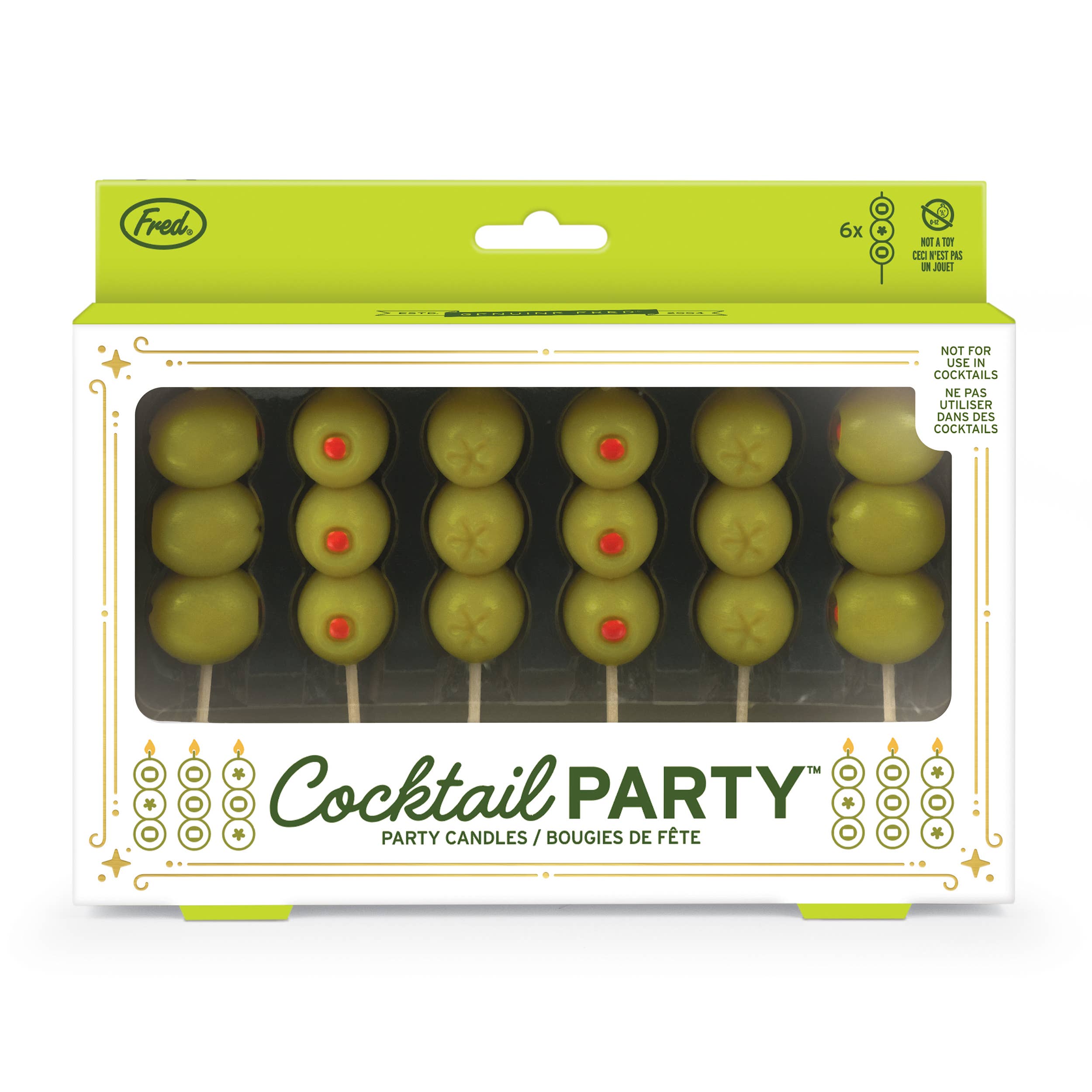 Cocktail Party Olive Candles