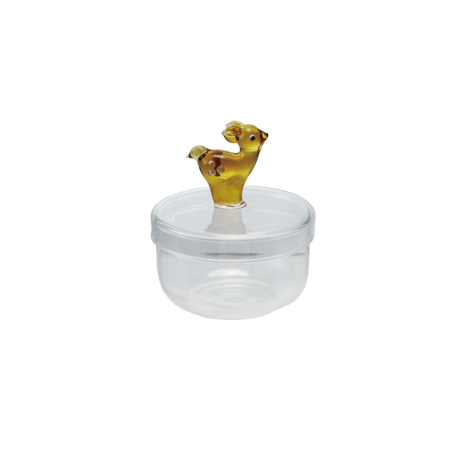 Glass Jar Reindeer Handle