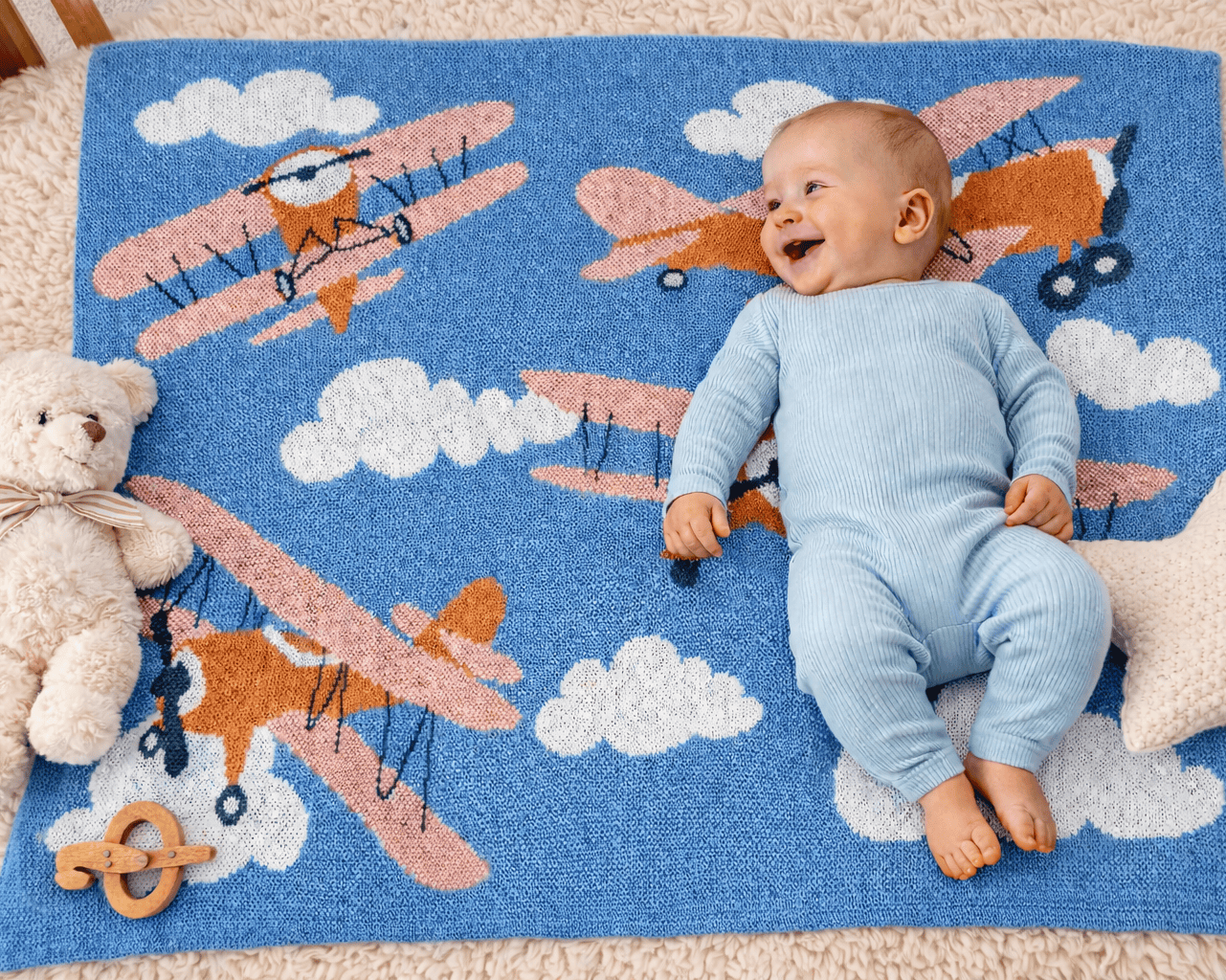 Planes Baby Blanket