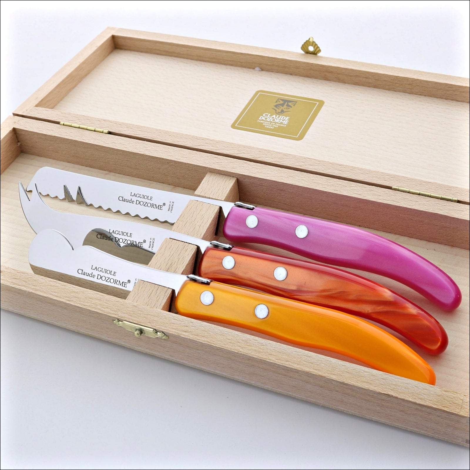 Box of Berlingot Breakfast Set - Pink-Orange