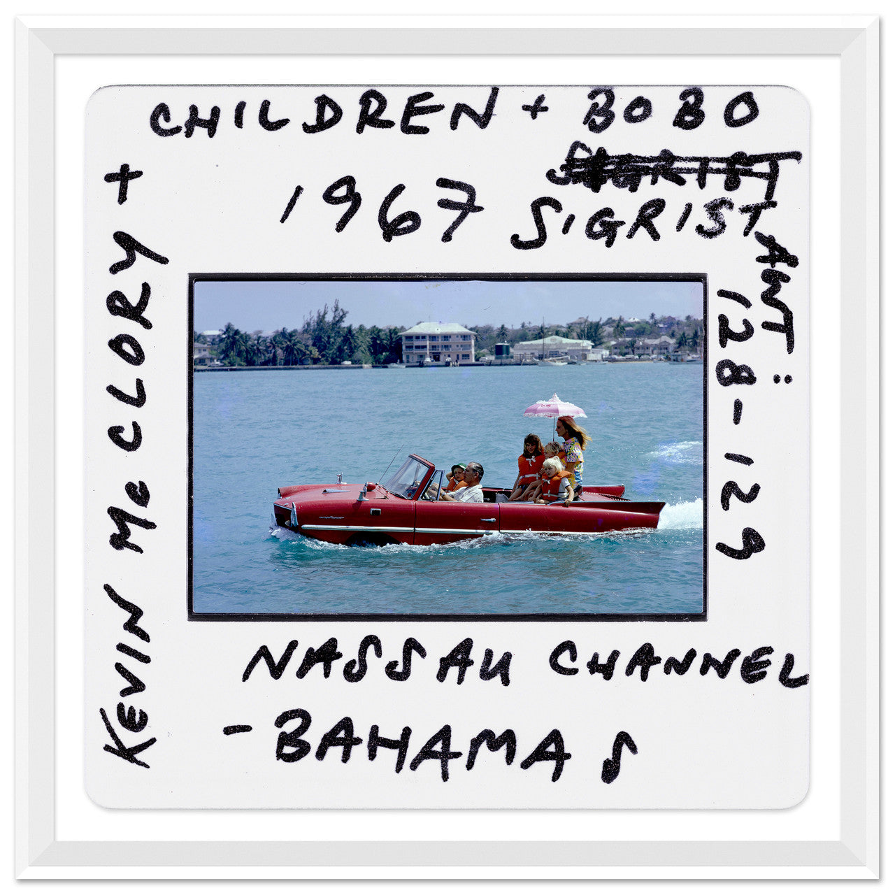 "Sea Drive - Slide", Slim Aarons, January 1, 1967- Nassau, Bahamas