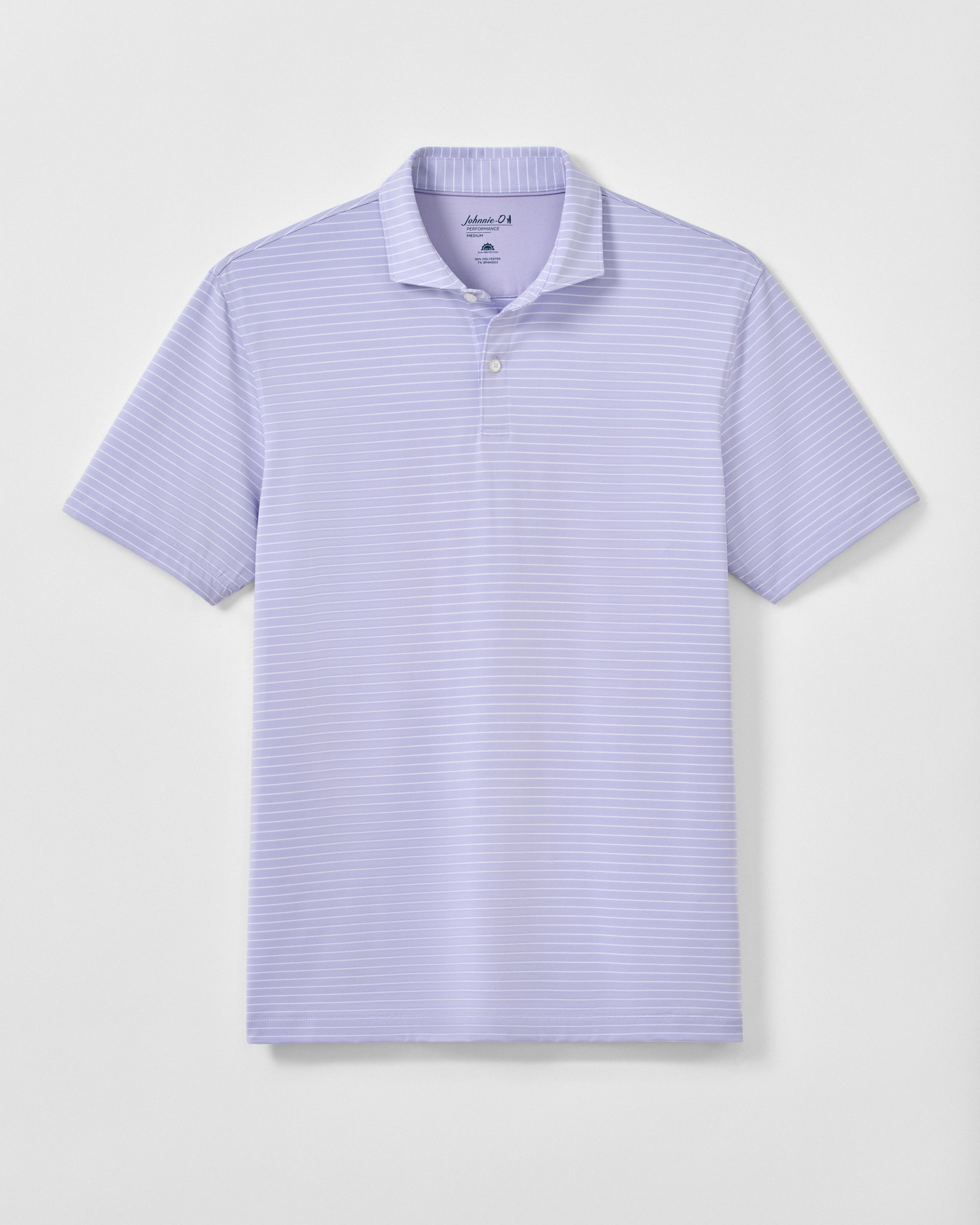 Beau Striped Performance Jersey Polo
