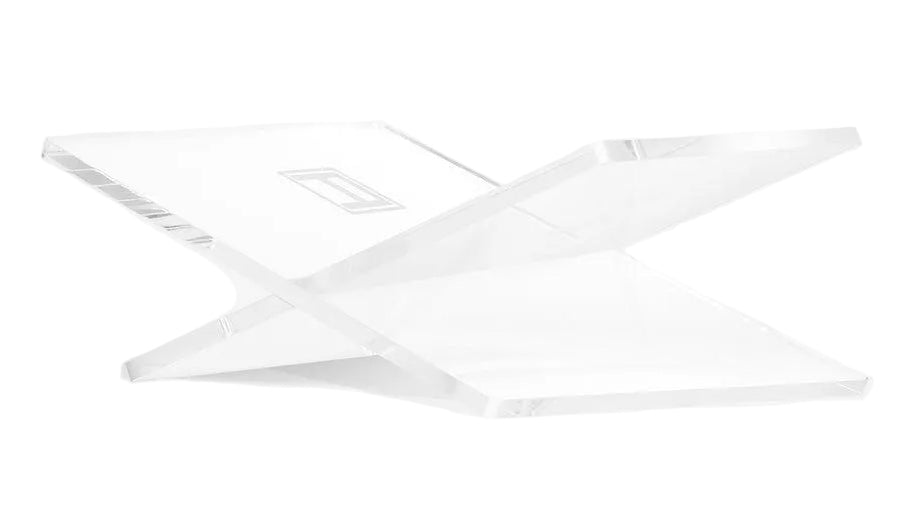 White square with a black border