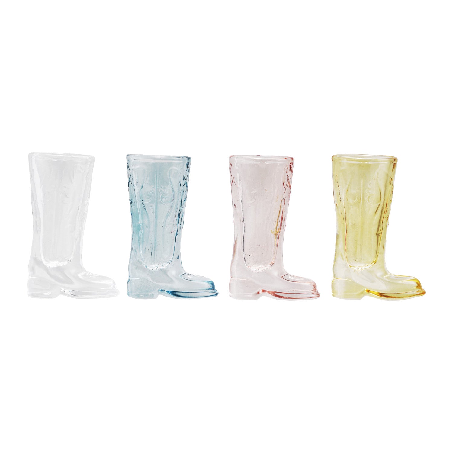 Glass Cowboy Boot Shot Glass