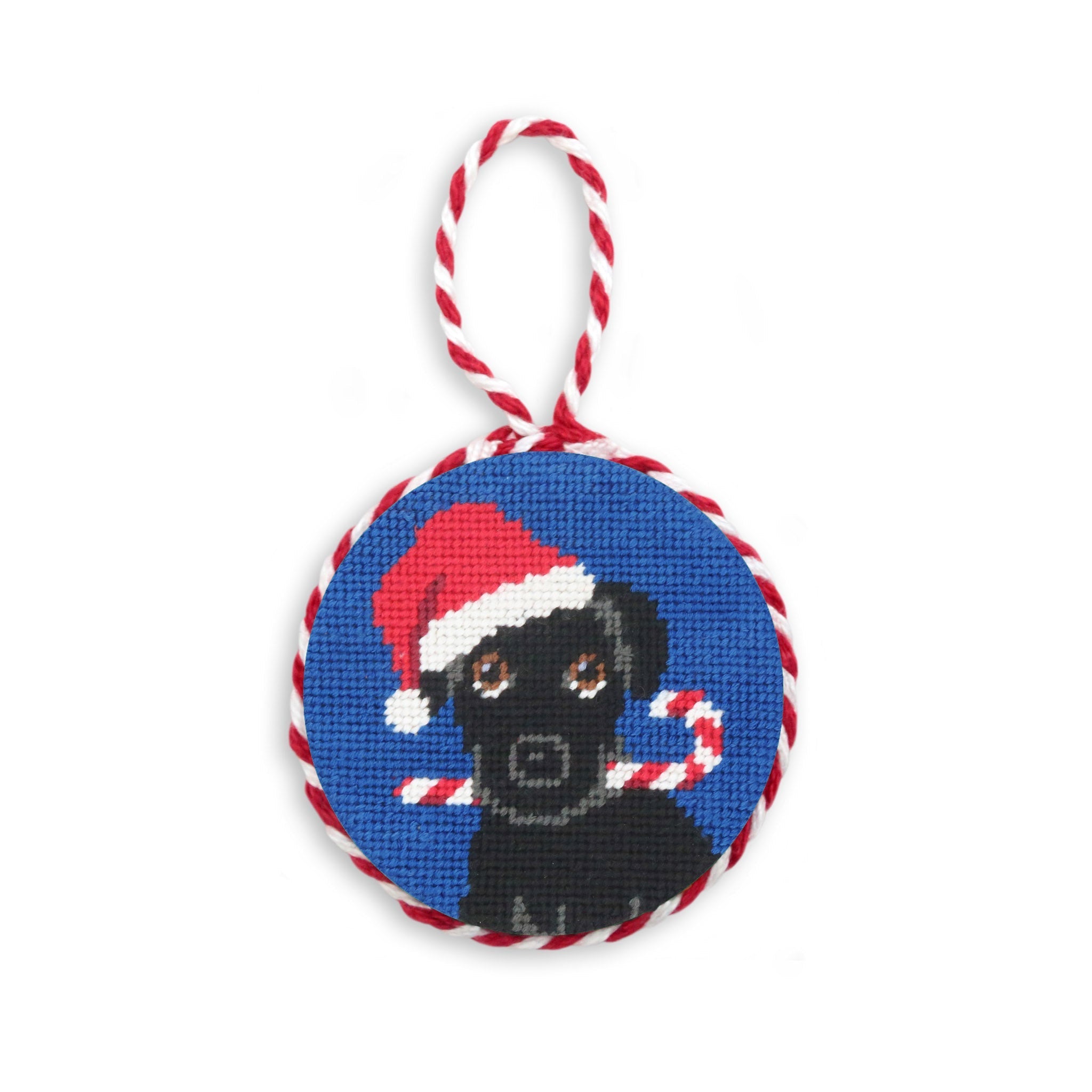 Christmas Black Lab Ornament