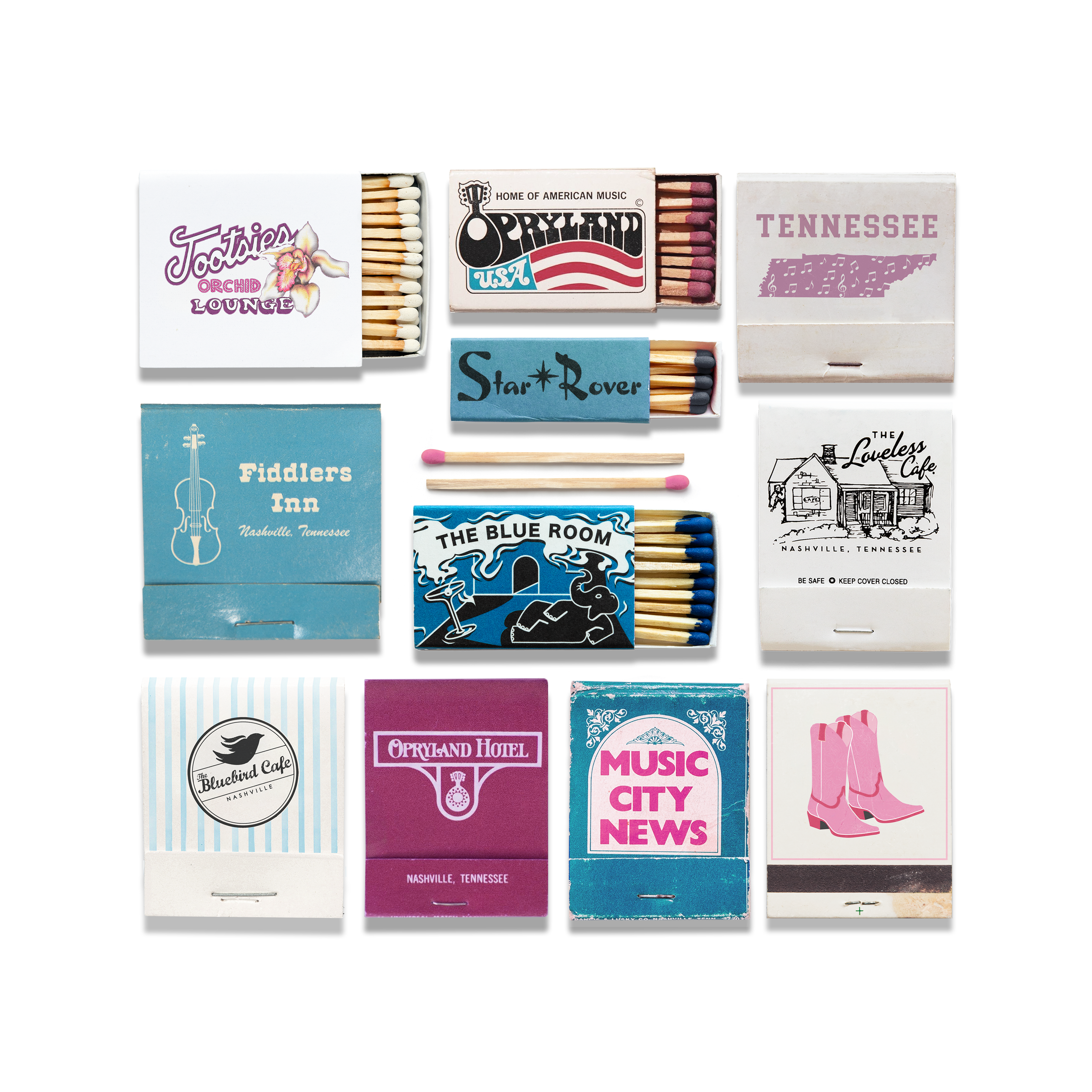 Nashville Collage Print Only