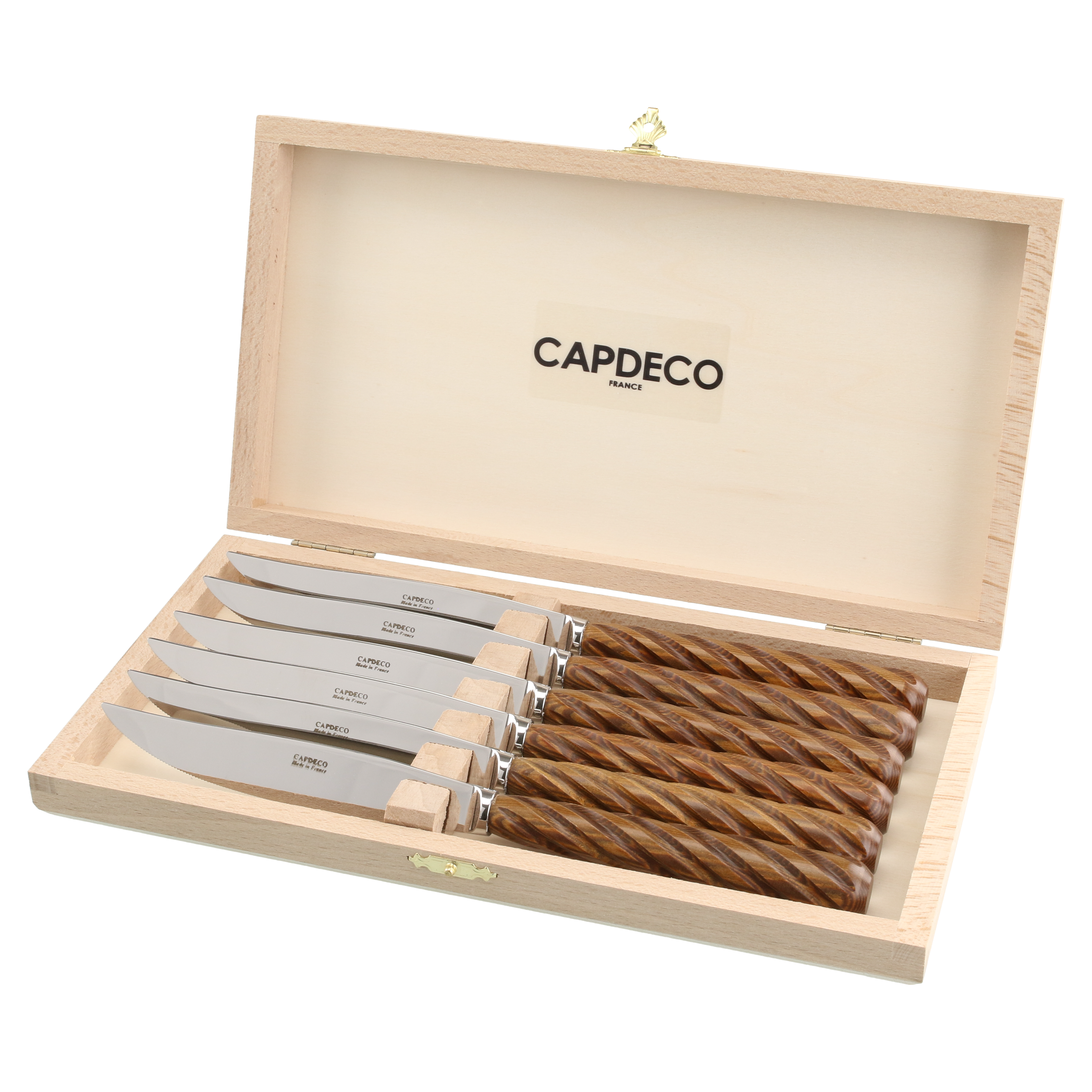 Eclipse Wood Steak Knives