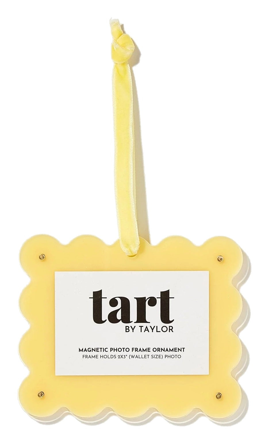 Frame Ornament - Butter Yellow