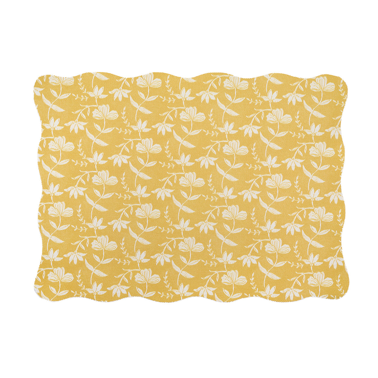Marigold Scallop Placemat - Set of 6