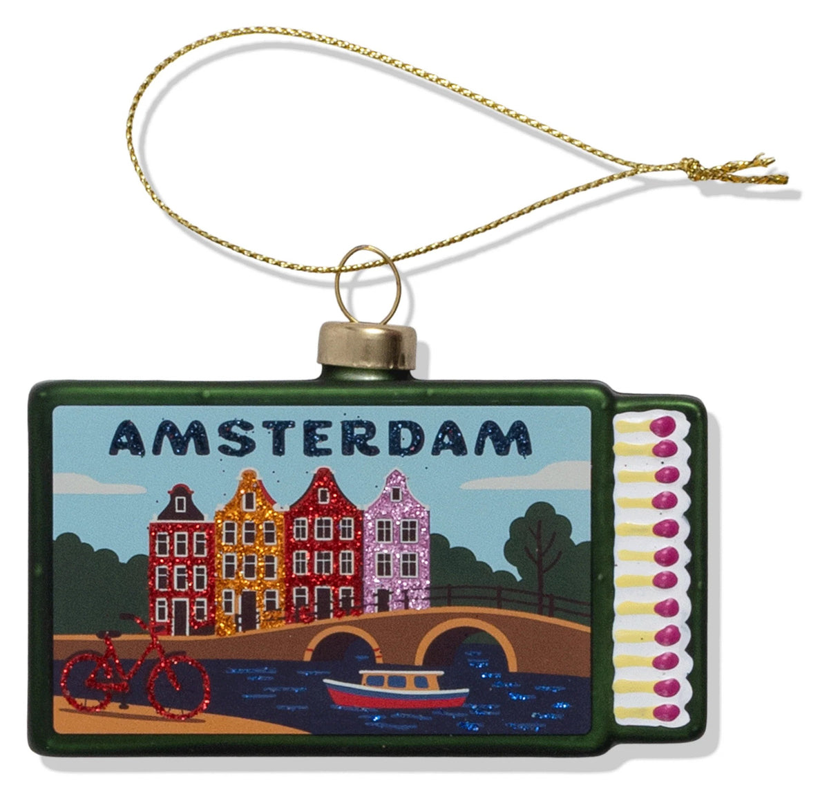 Amsterdam Matchbook Ornament
