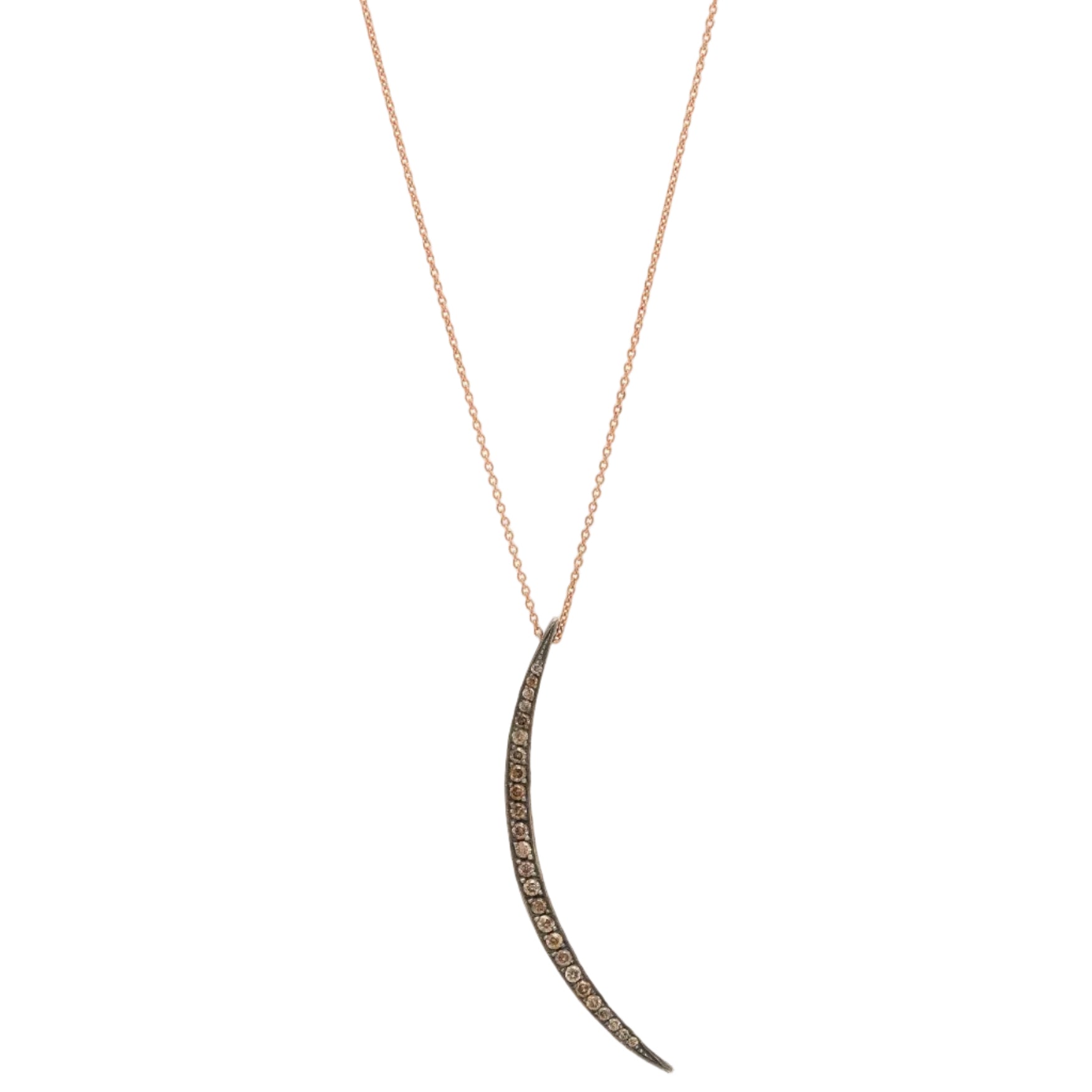 Necklace with a unique pendant on a light beige background