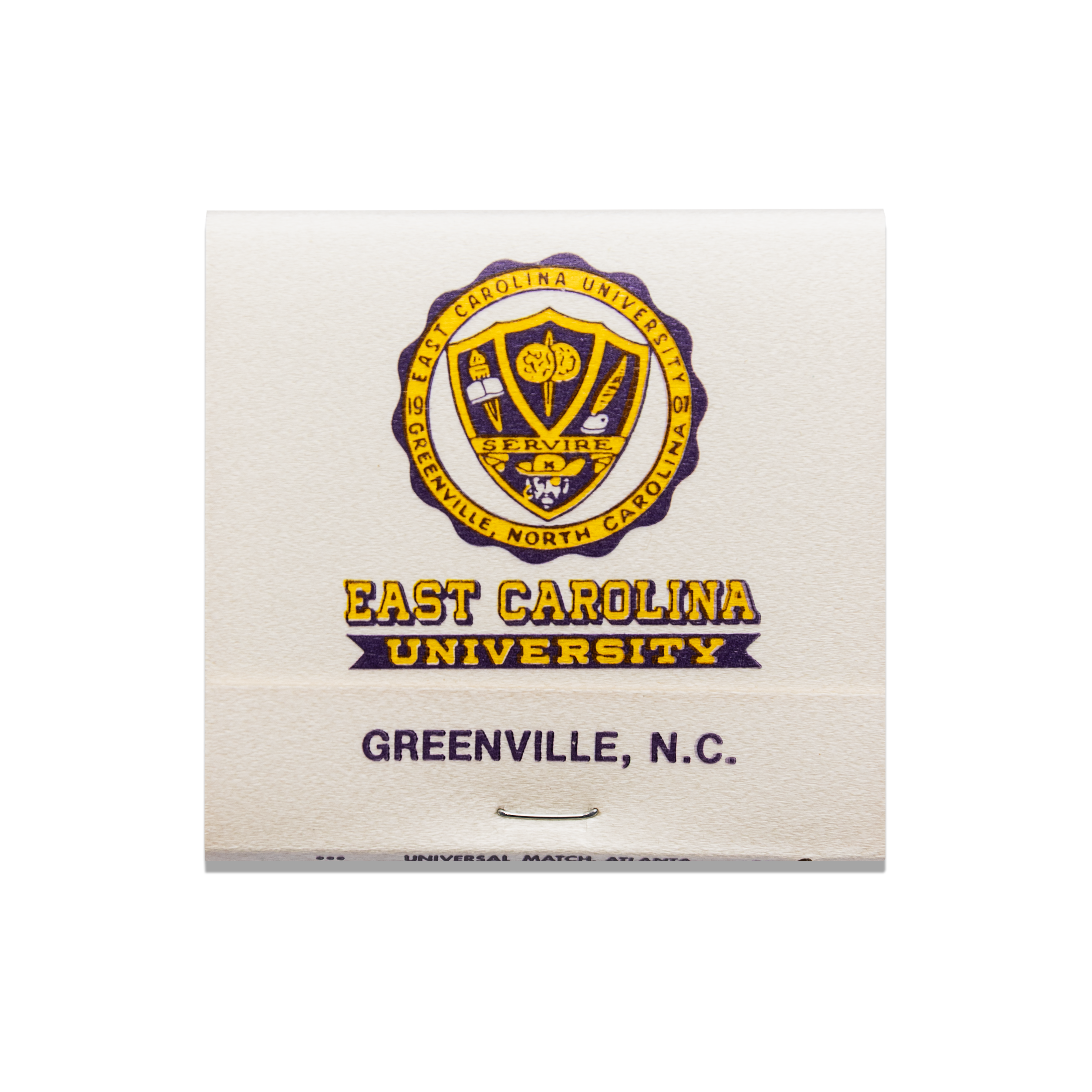 East Carolina University Matchbook Print - Print Only