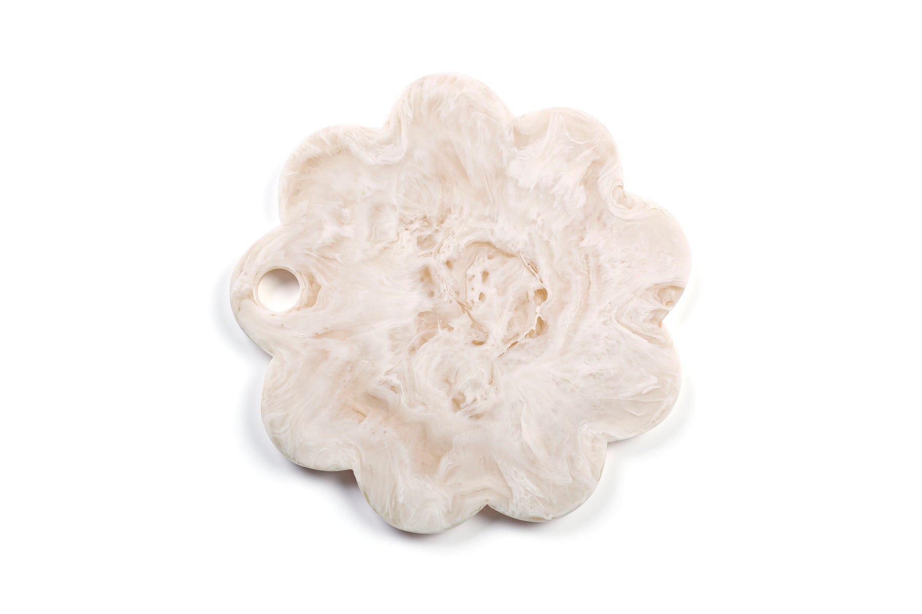 Scallop Resin Cheeseboard Vanilla