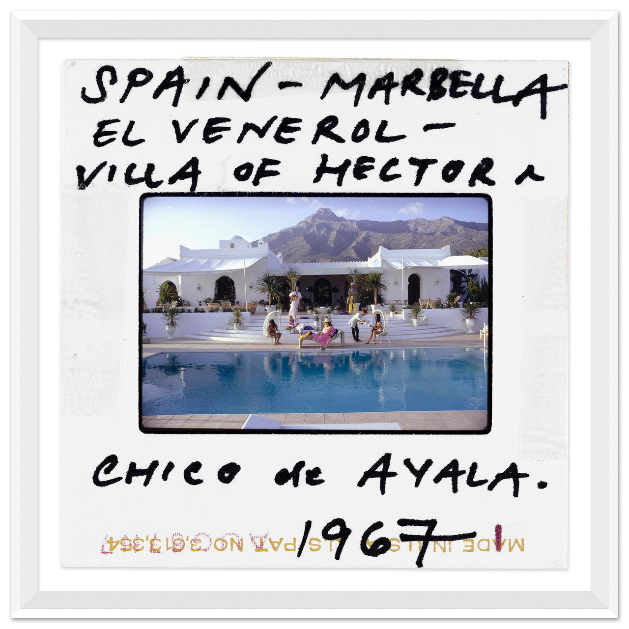 "El Venero - Slide" by Slim Aarons (Marbella, Spain)