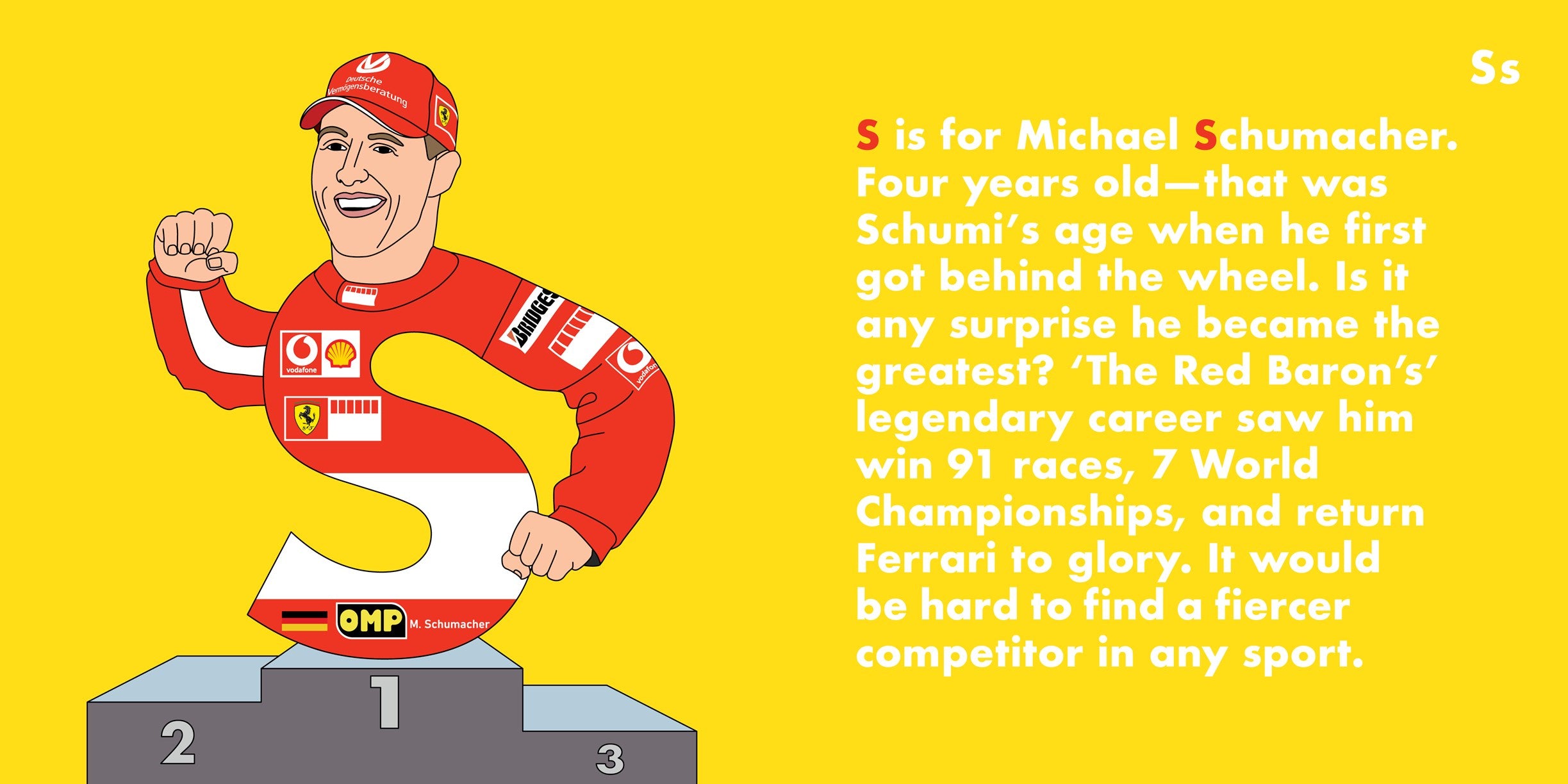 F1 Legends Alphabet