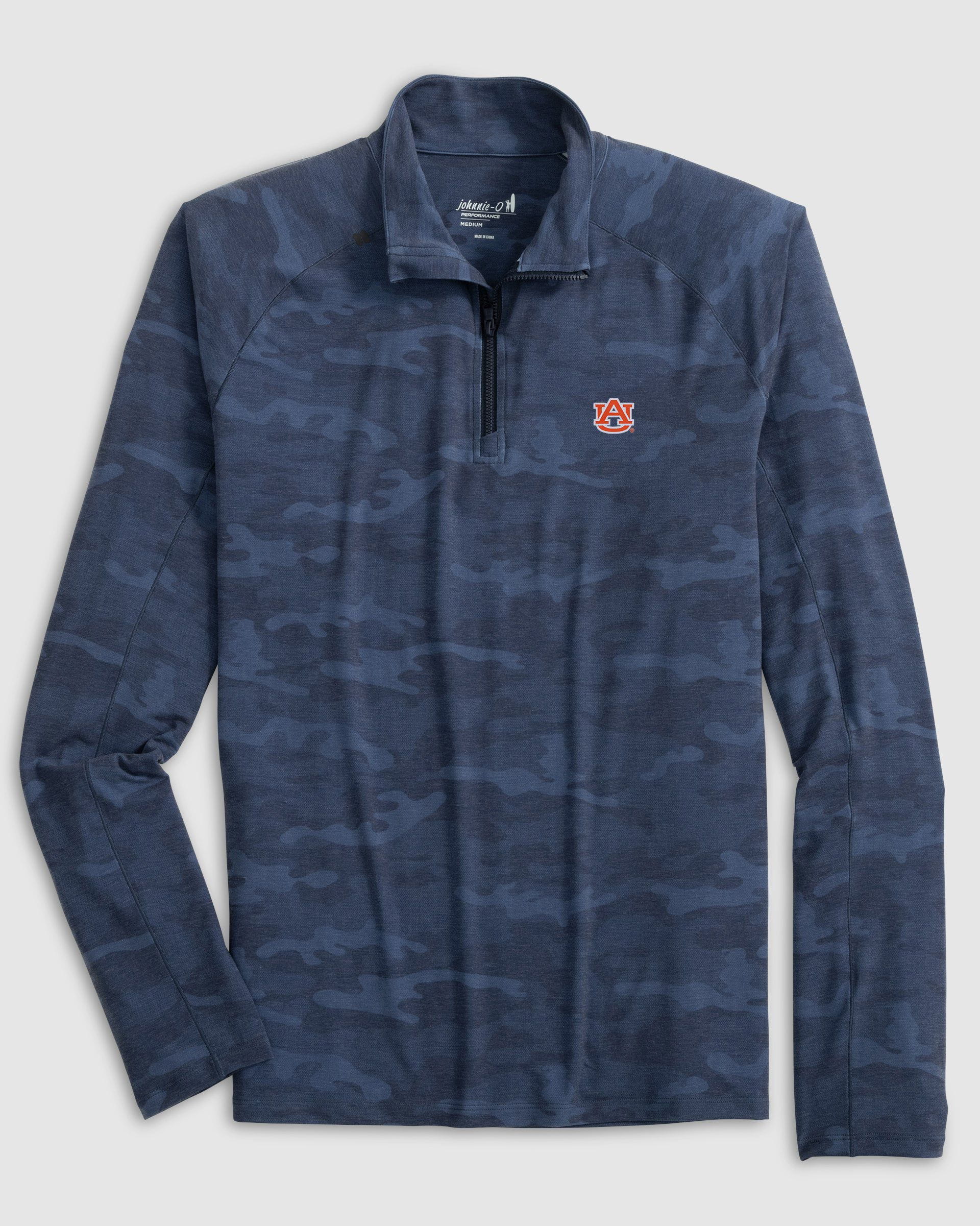 AUBURN PATTON 1/4 ZIP