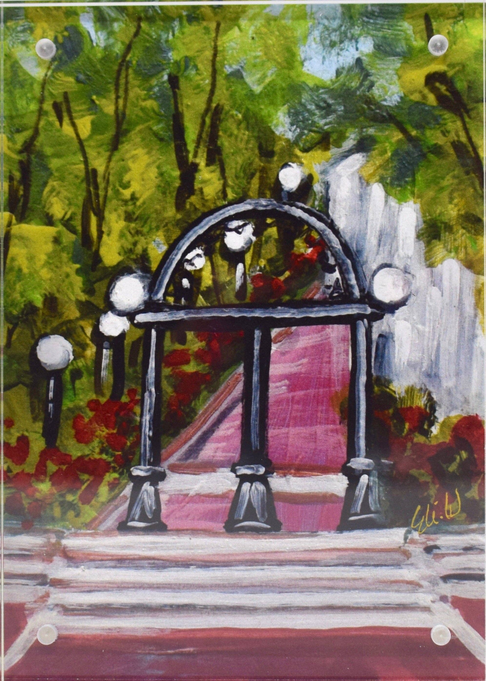 UGA Landmark Acrylic Block