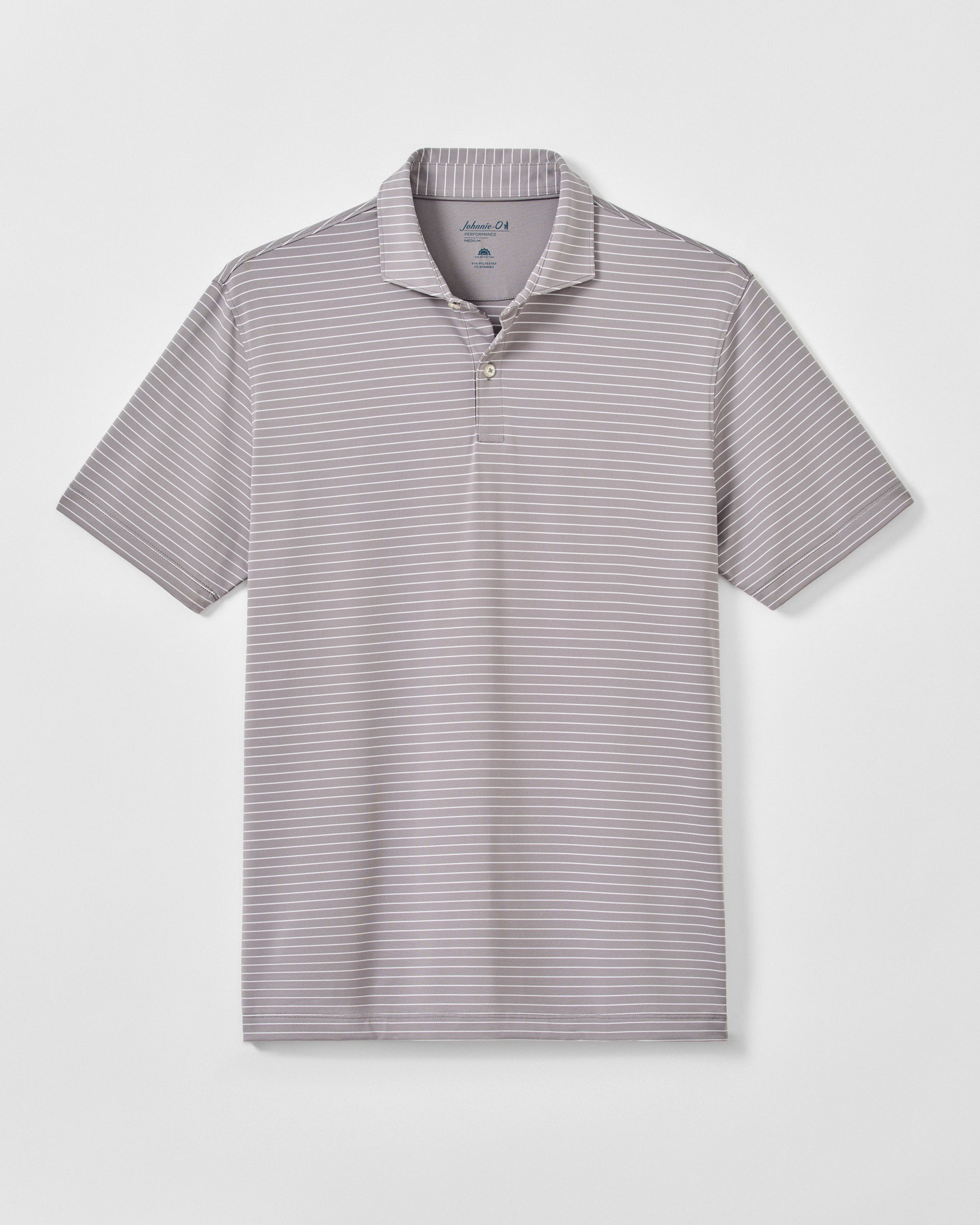 Beau Striped Performance Jersey Polo