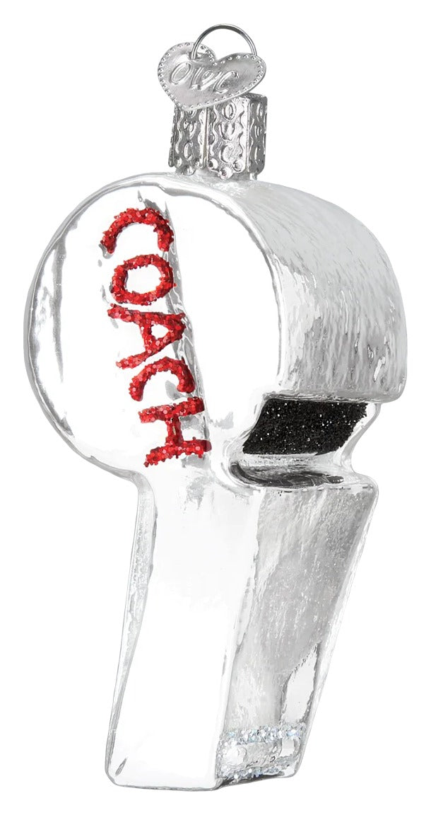 Coach Whistle Ornament