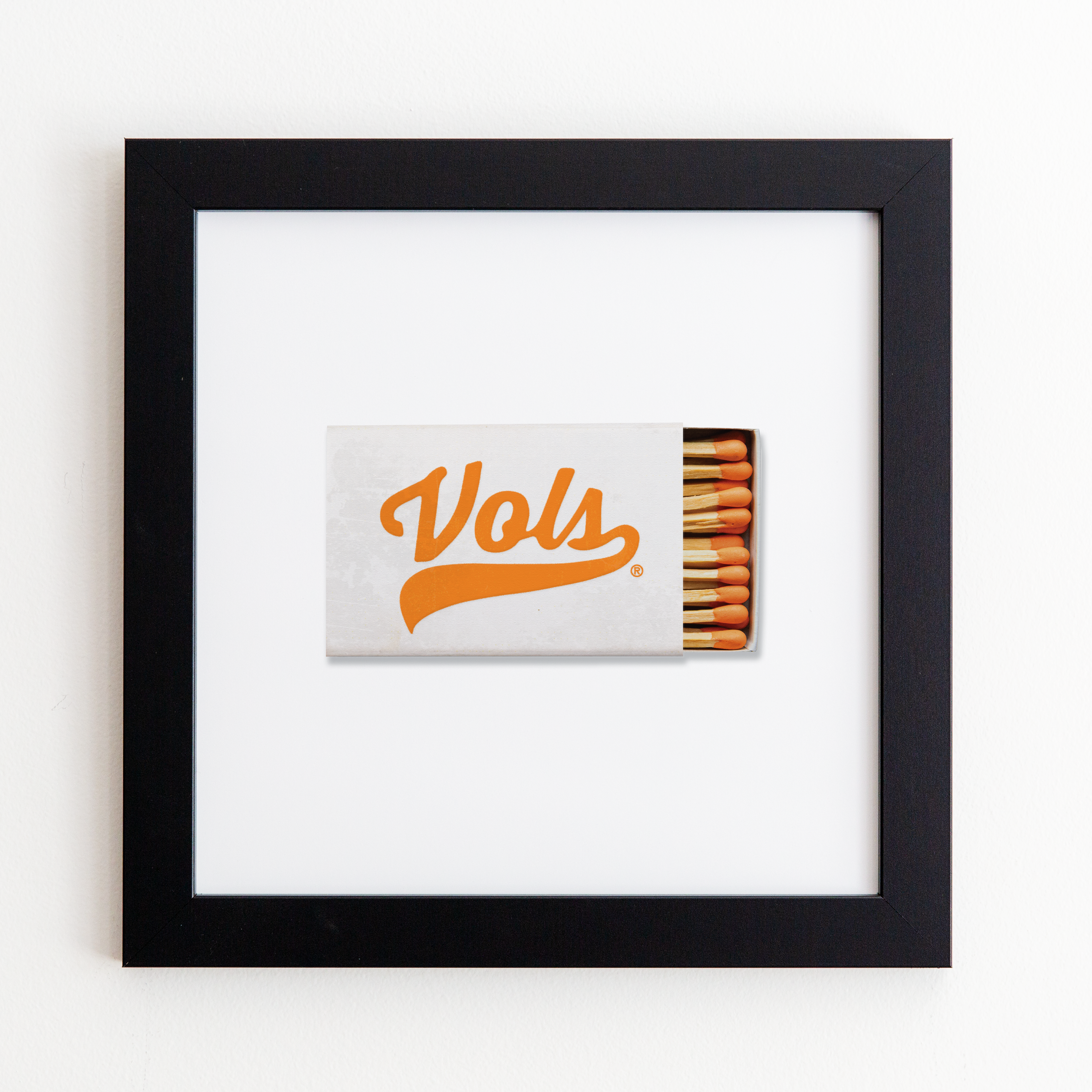 University of Tennessee Vol. 1 in Black Frame