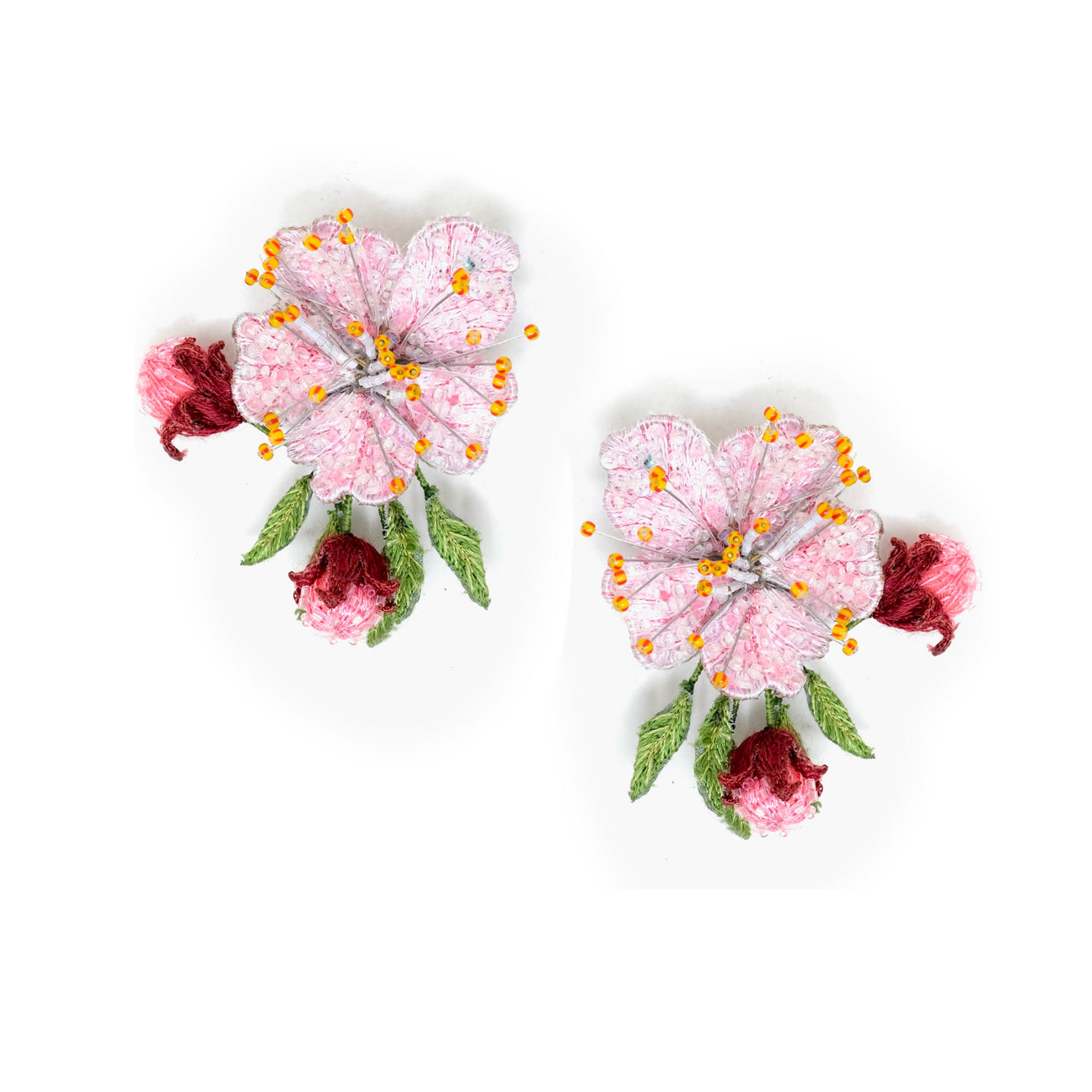 Peach Blossom Earrings