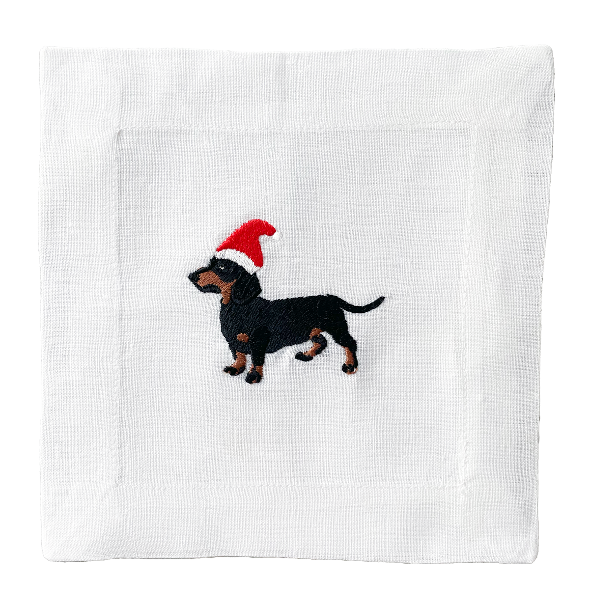 Santa Dachshund Cocktail Napkins