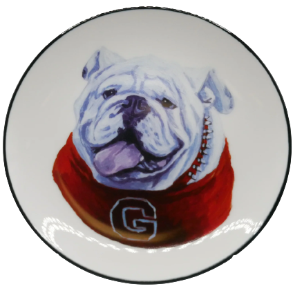 Georgia Mascot Ceramic Trinket Tray