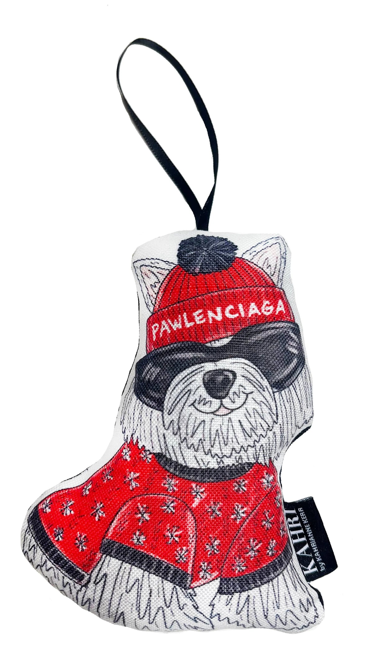 Holiday Westie Ornament
