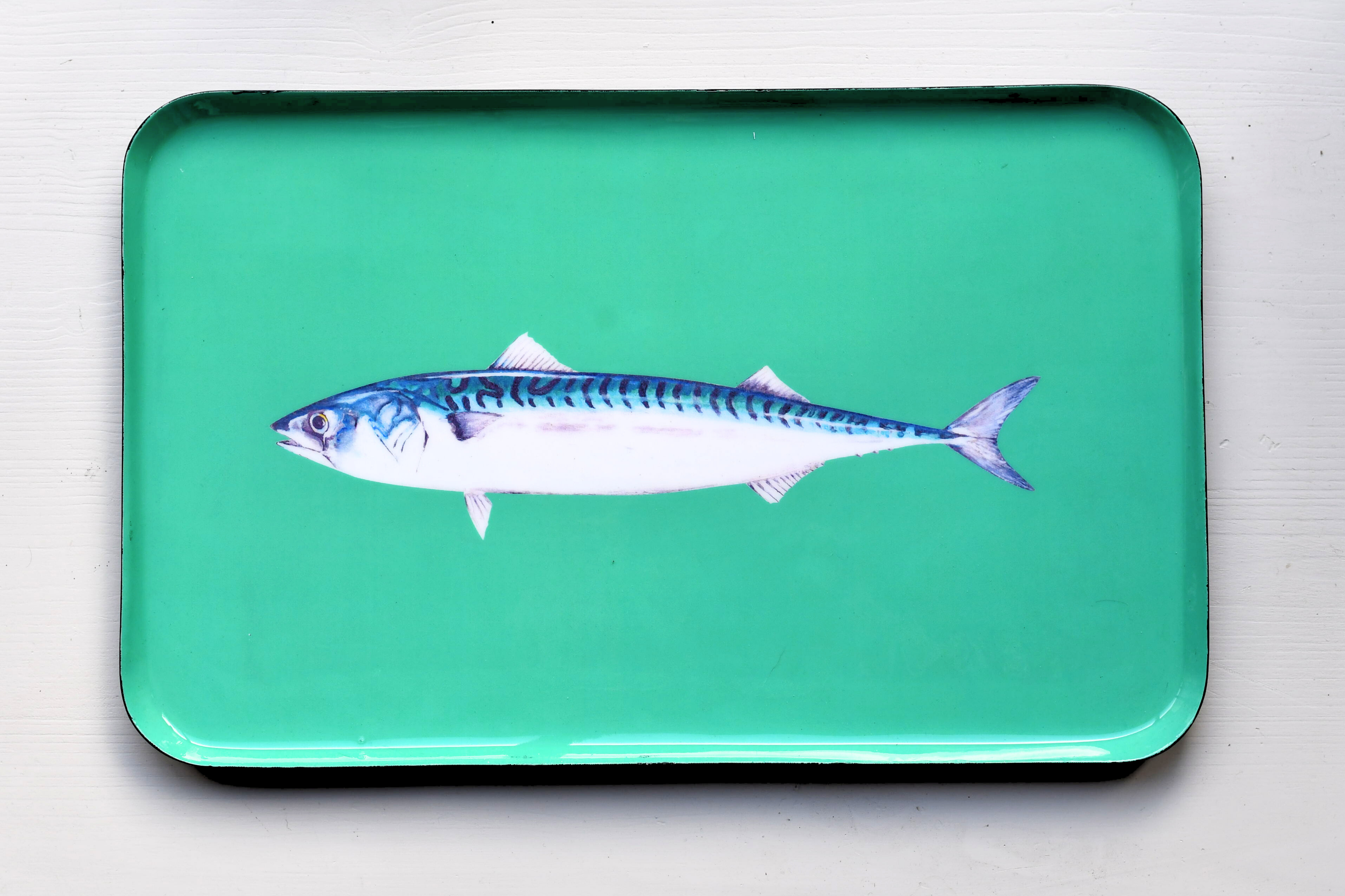 Le Maquereau Enamel Aluminum Tray