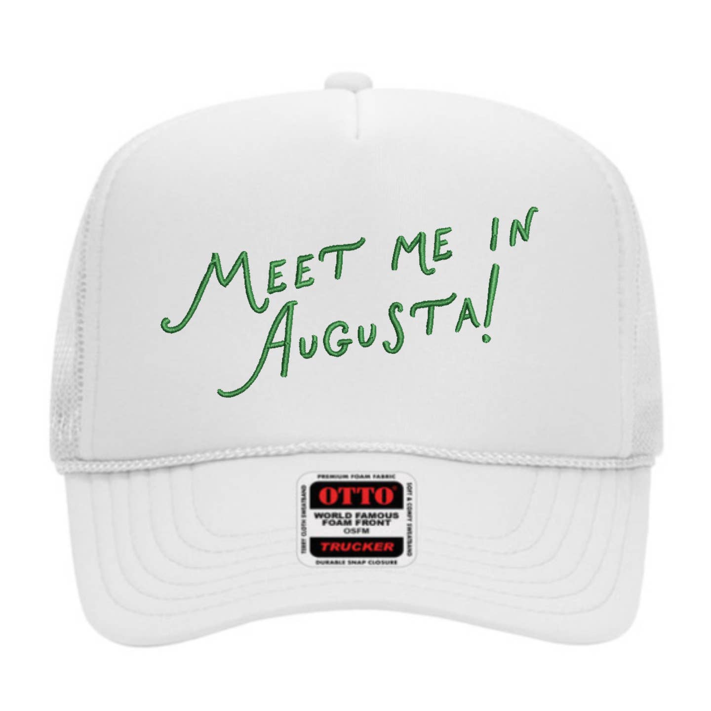 Meet Me in Augusta! Trucker Hat White