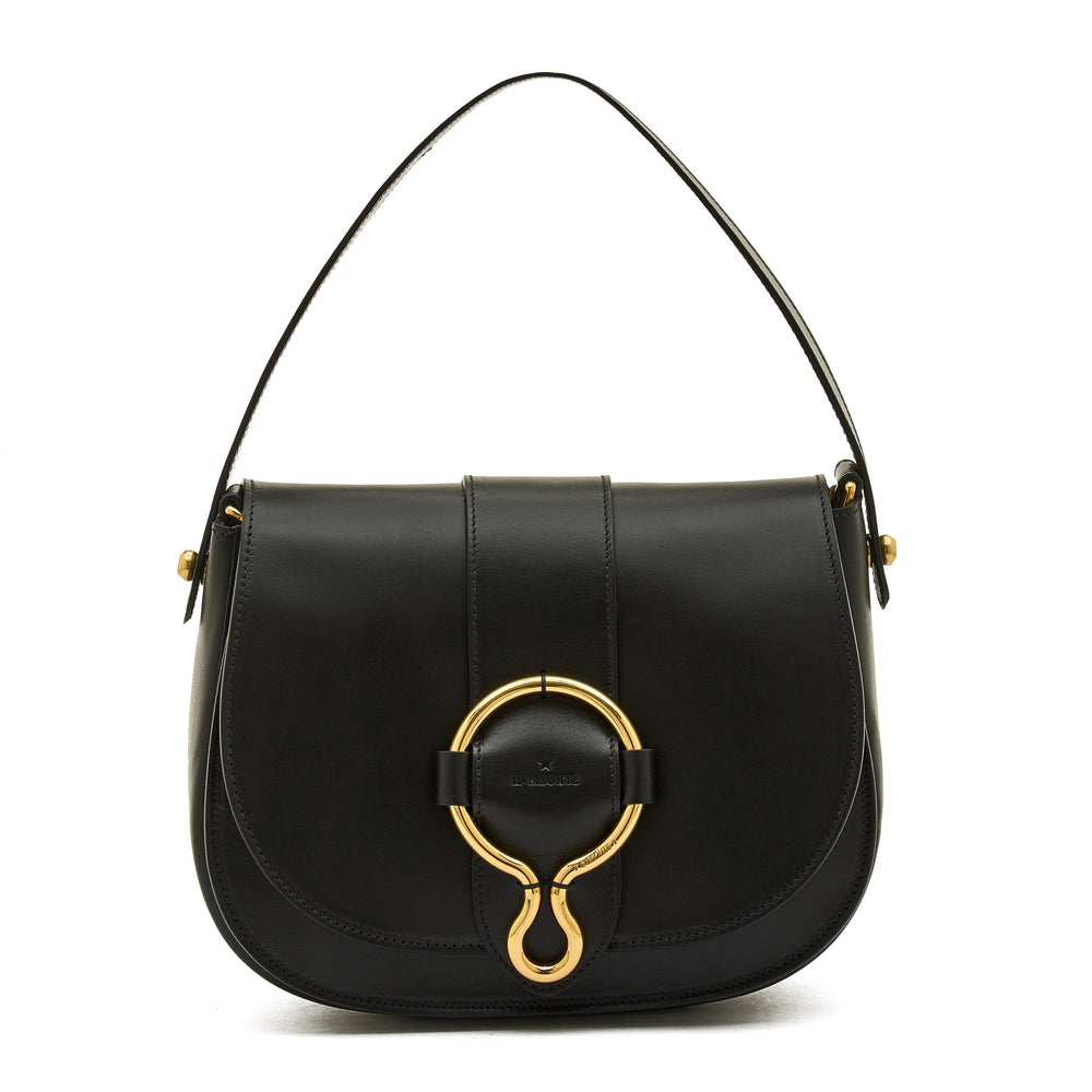 CONSUELO SADDLE LARGE - BLACK