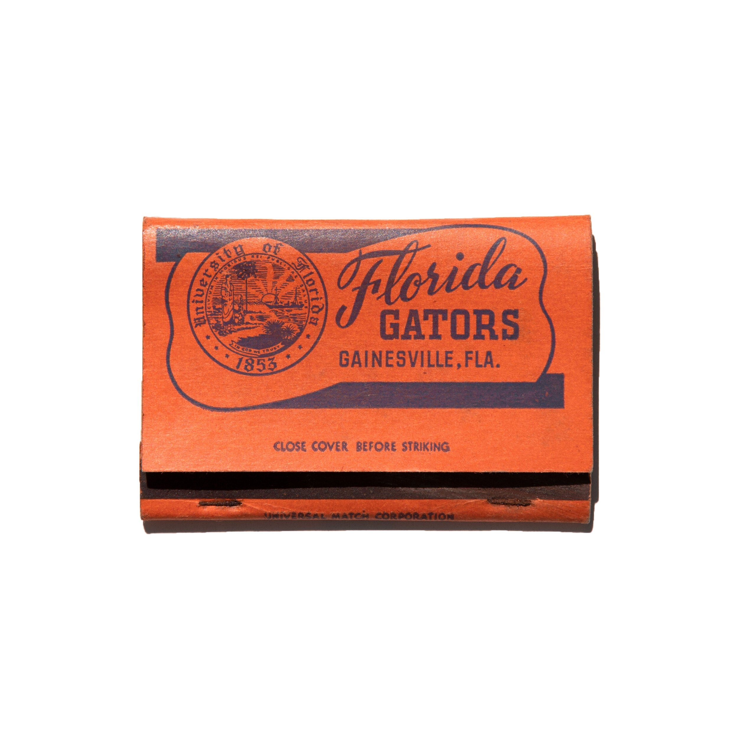 University of Florida Matchbook Print - Print Only