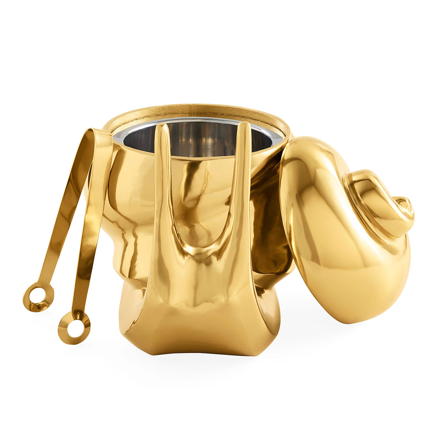 Brass Snail Ice Bucket