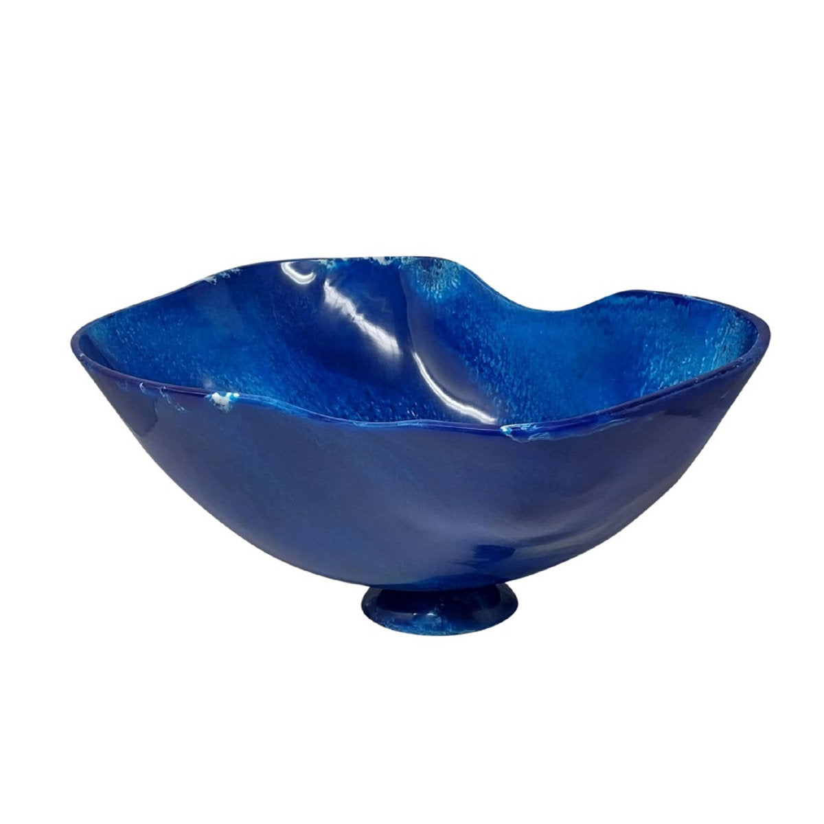 Blue Resin Large Fruit Bowl
