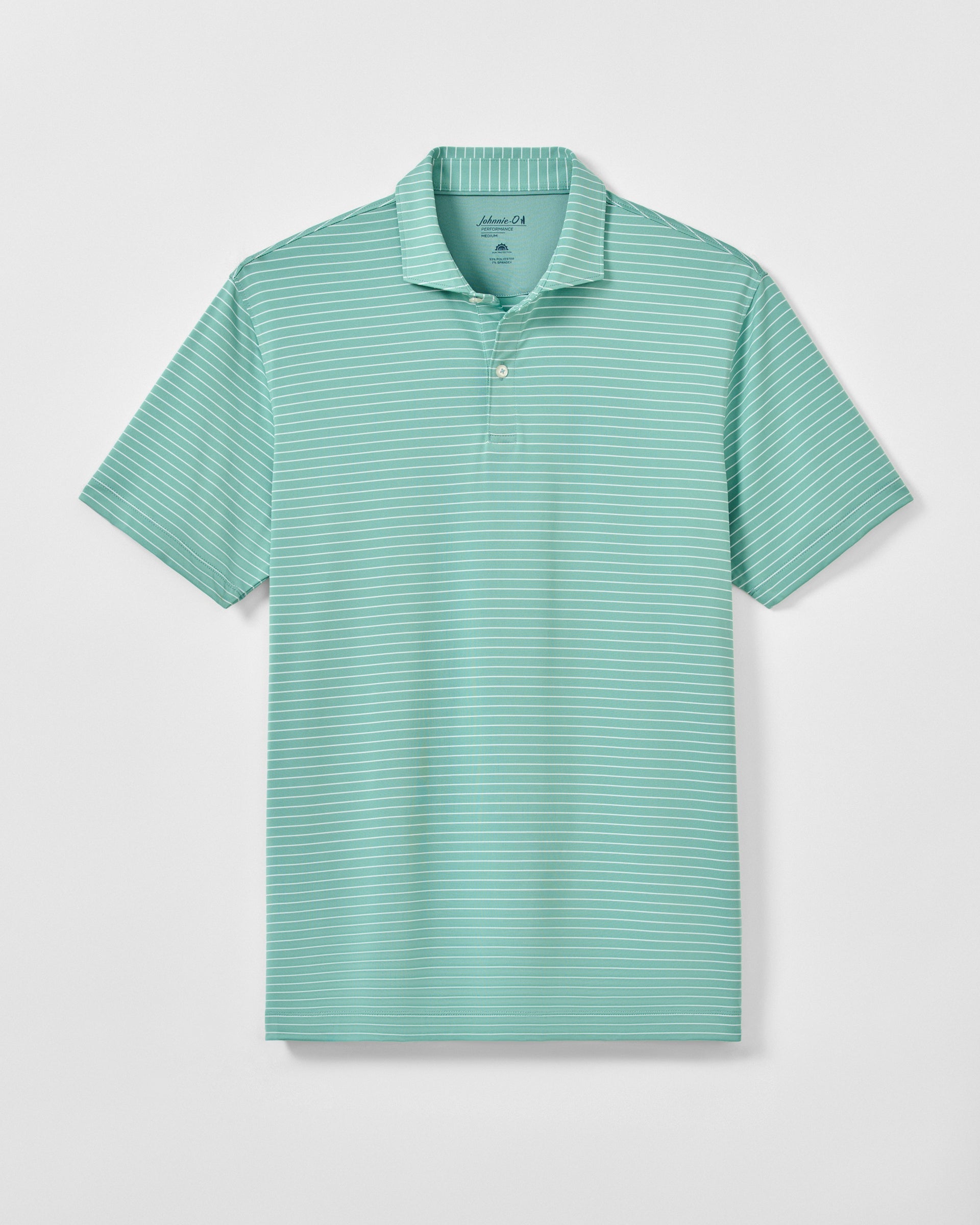 Beau Striped Performance Jersey Polo
