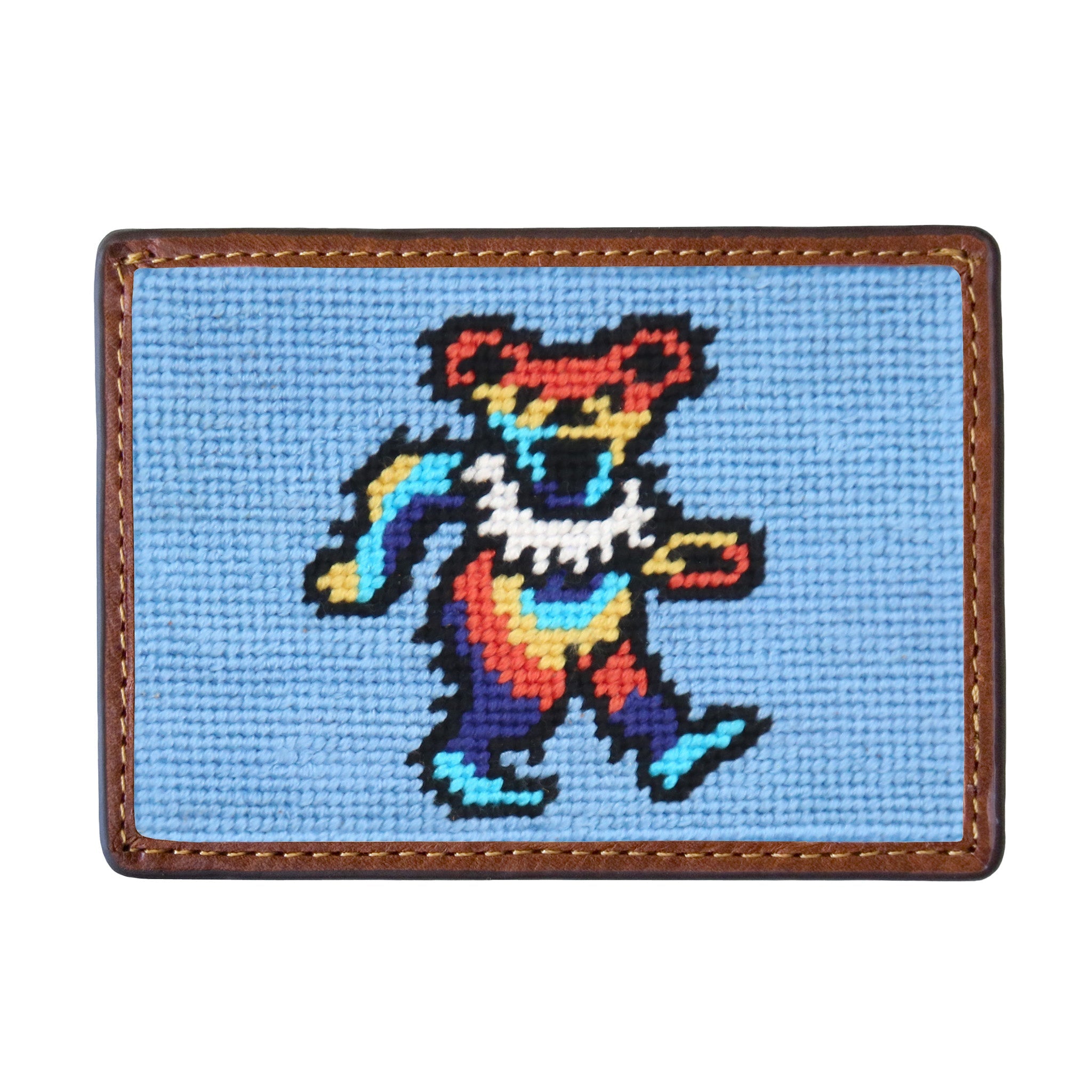 Dancing Bears Tie Dye Credit Card Wallet