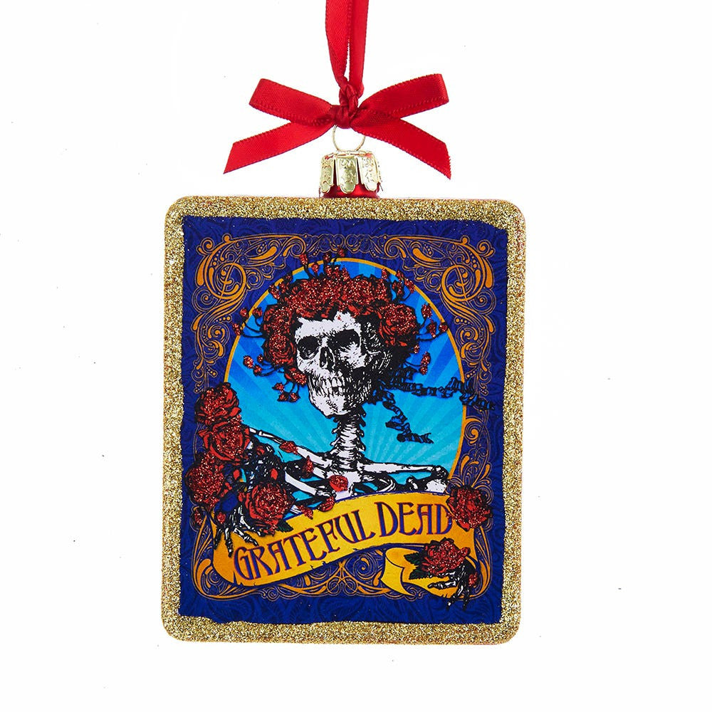 Grateful Dead Album Cover Glass Ornament