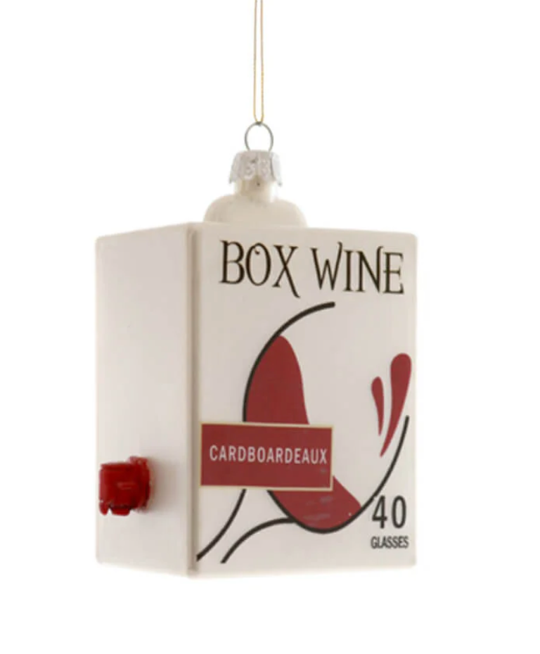 Boxed Wine Ornament