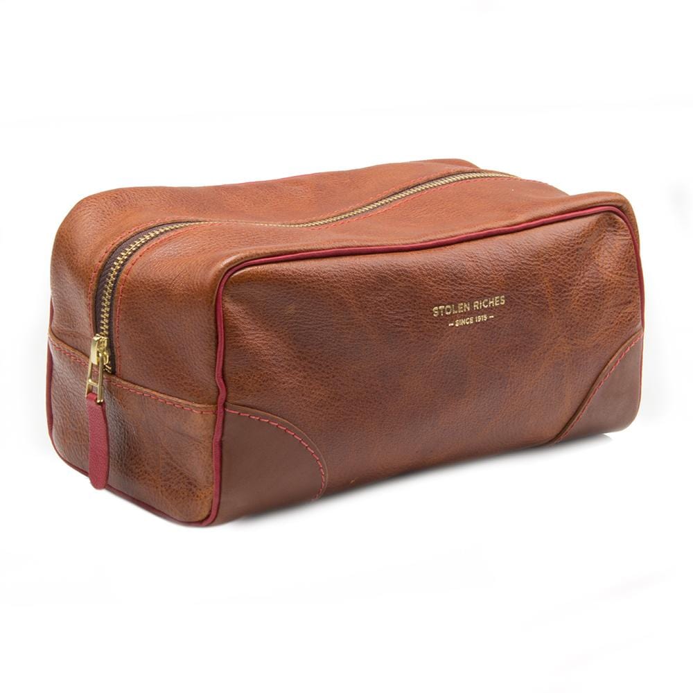 Brown Dopp Kit