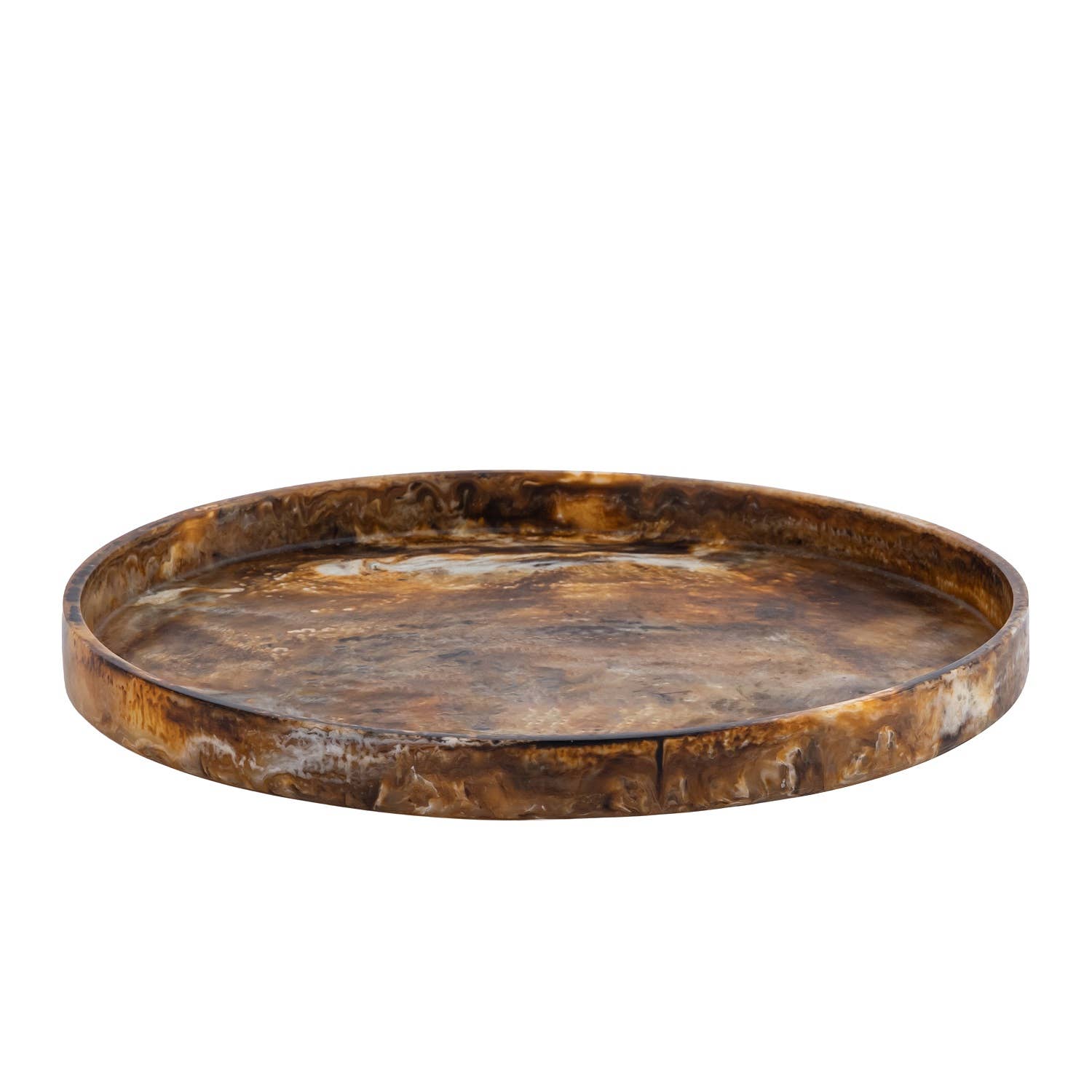 Tortoiseshell Oval Tray