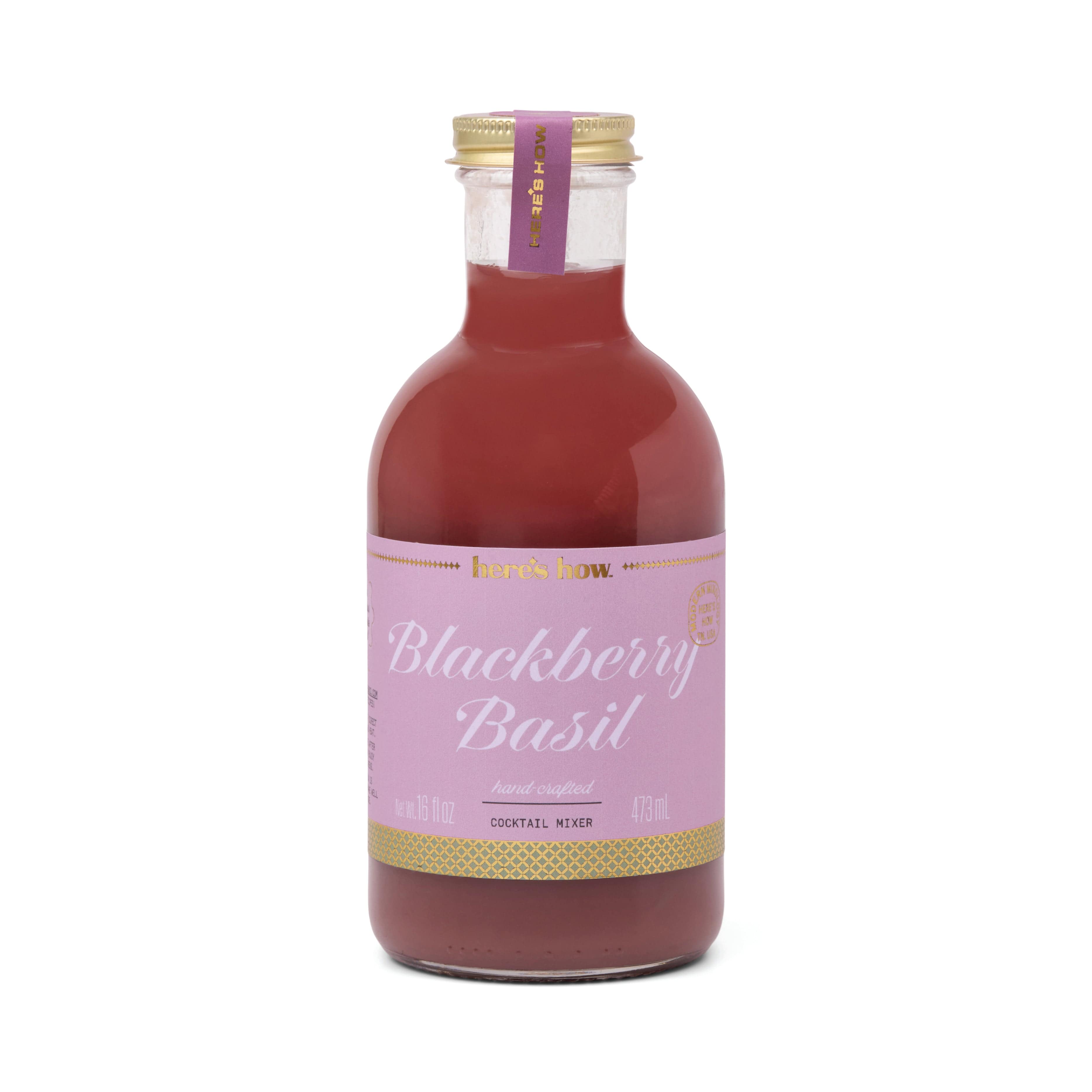 Blackberry Basil Cocktail Mix