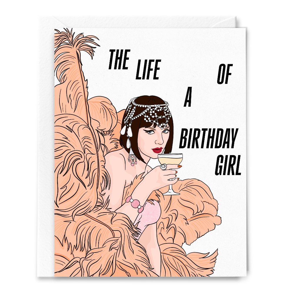 The Life of a Birthday Girl Taylor Swift Card