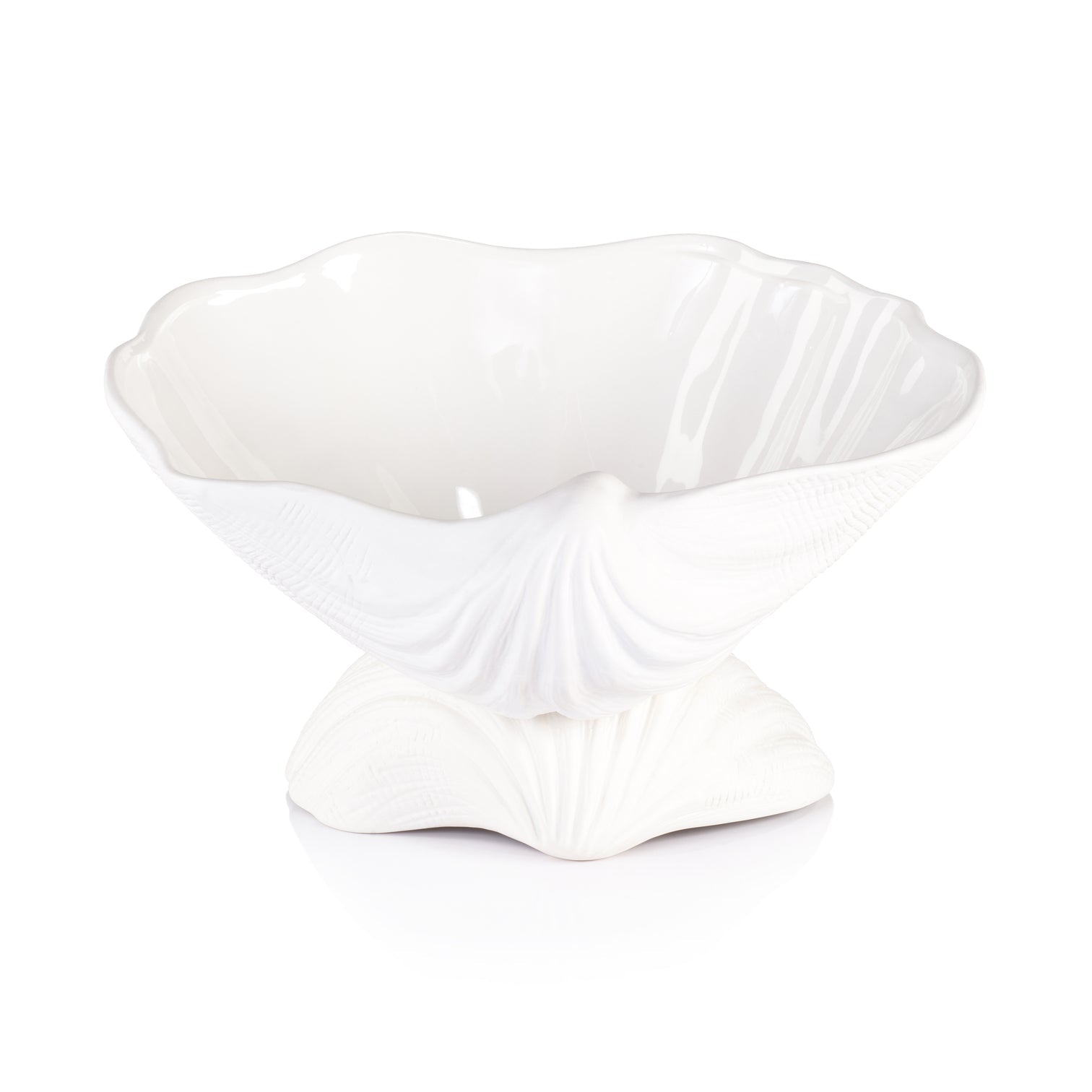 Stoneware Clam Shell Bowl
