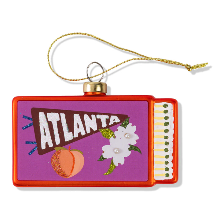 Matchbook Ornament - Atlanta