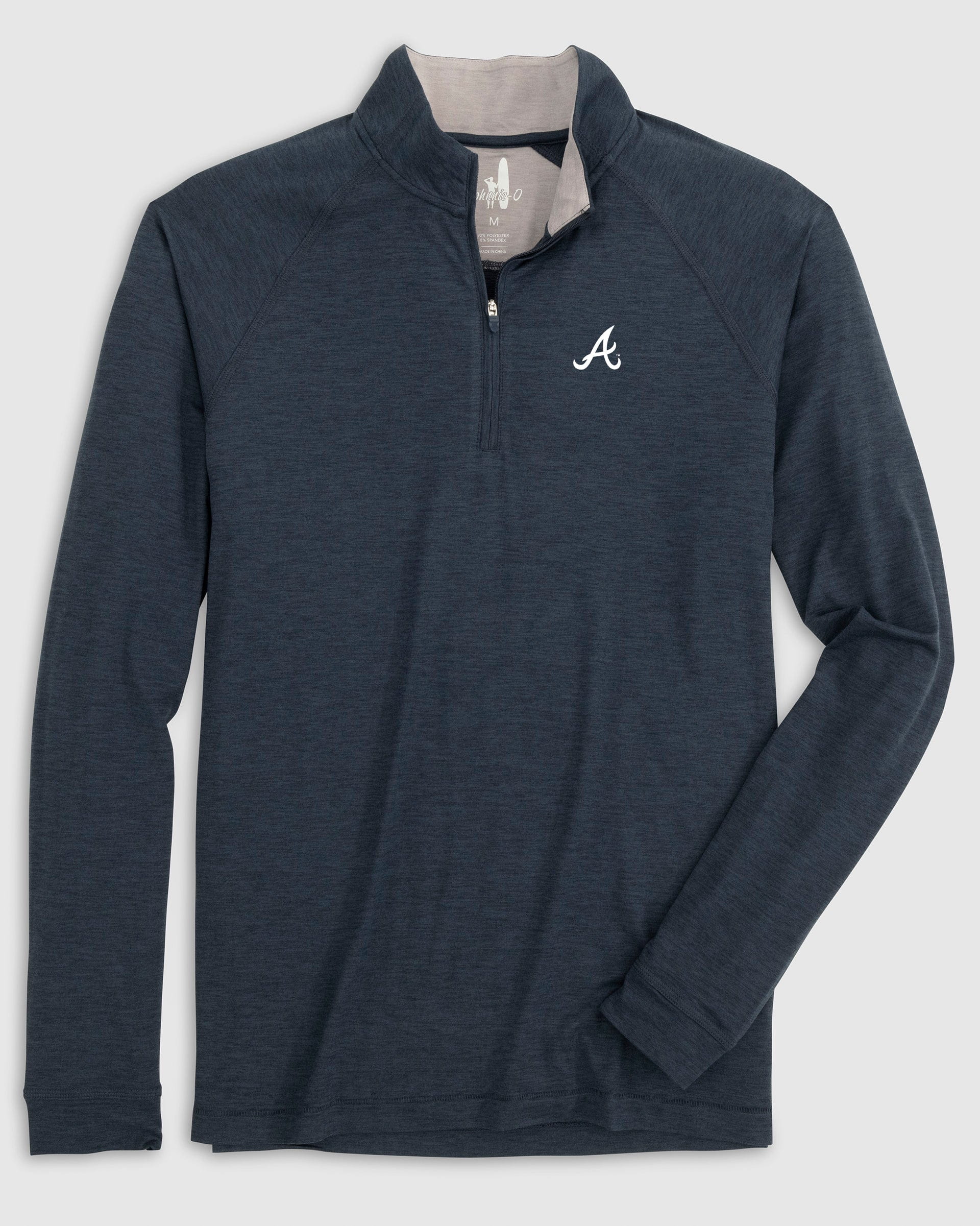 Atlanta Braves Freeborne Performance 1/4 Zip - Cooperstown Logo