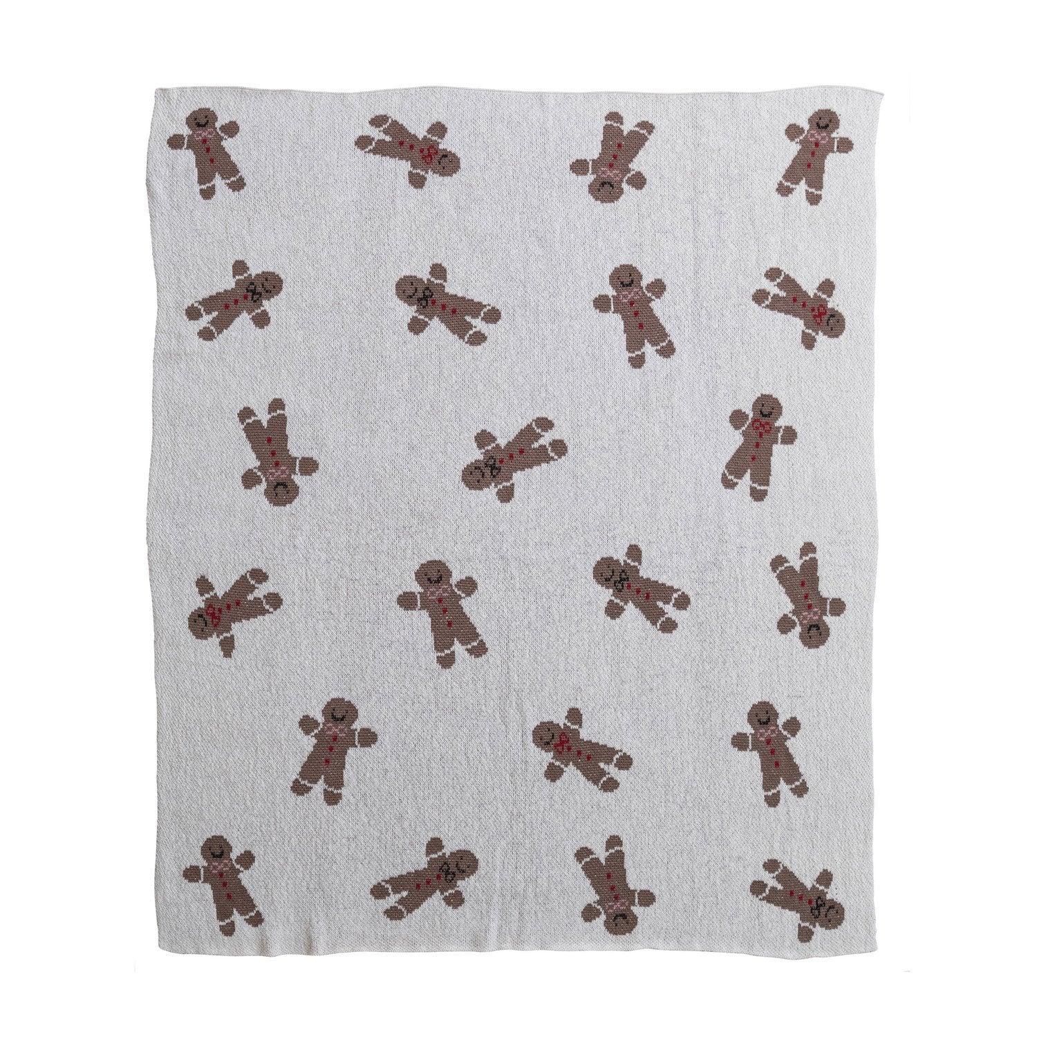 Gingerbread Man Throw Blanket