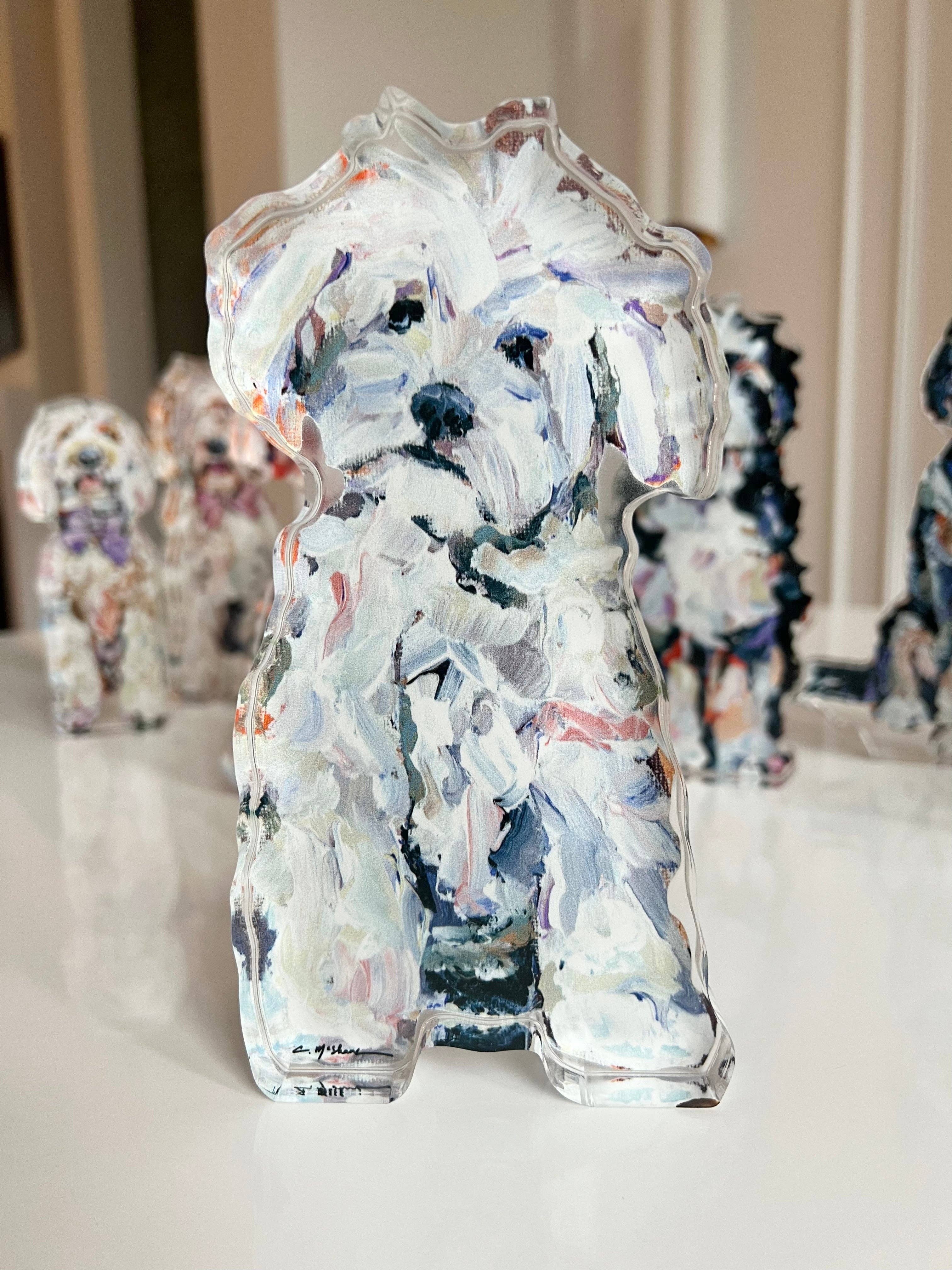 Maltipoo White Acrylic