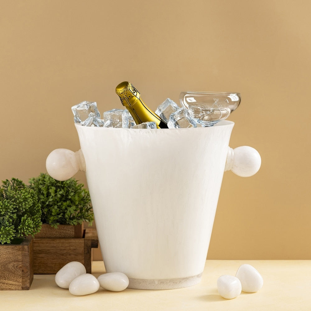 Resin Ice Bucket - White