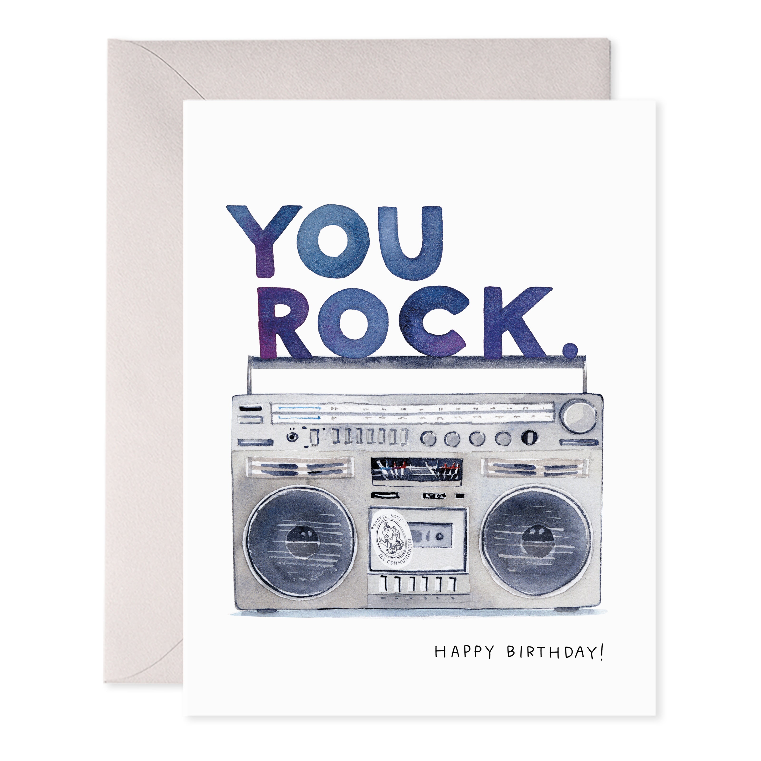 Boom Box Card